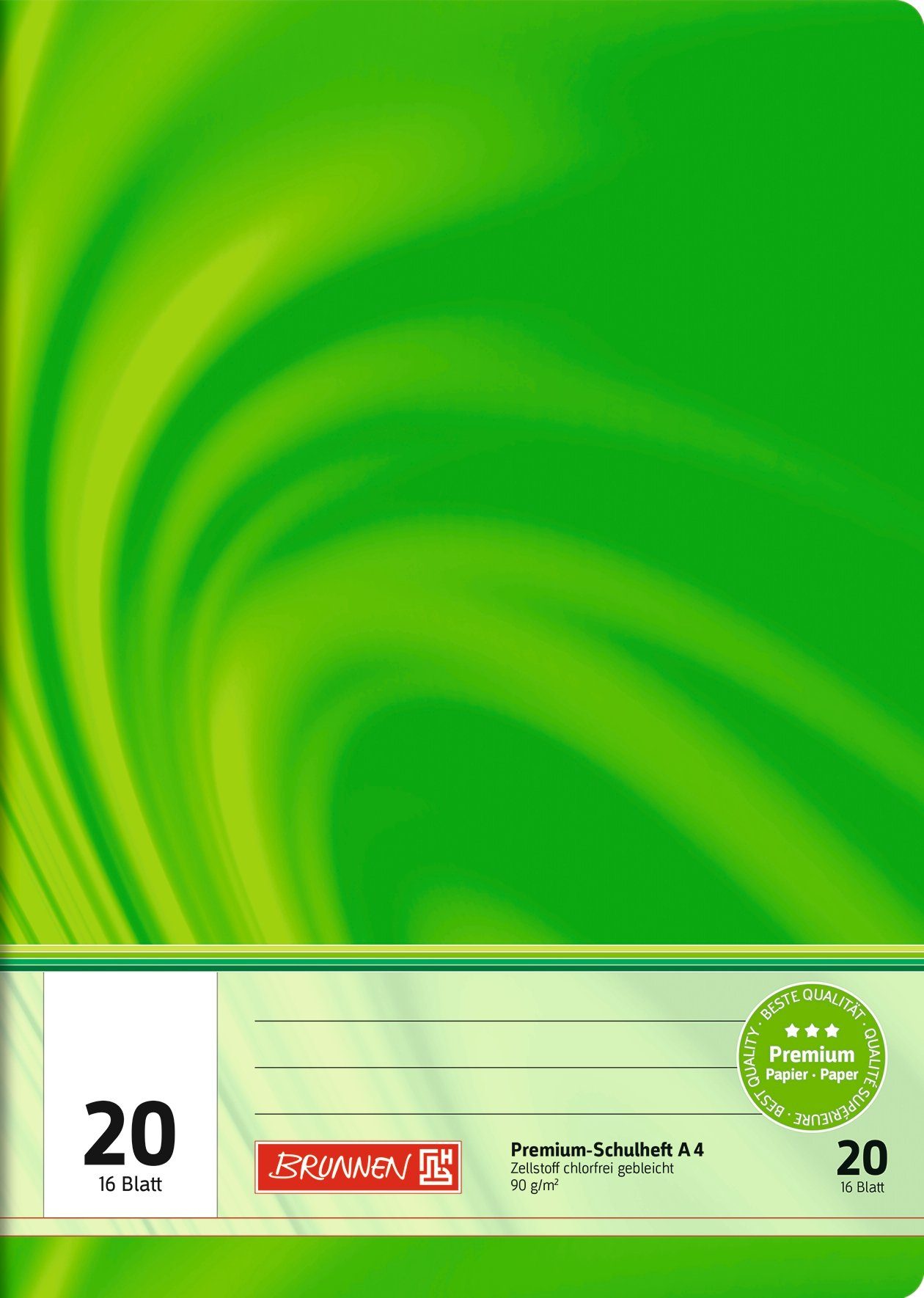 BRUNNEN Schulheft Schulheft Vivendi Lineatur 20, DIN A4
