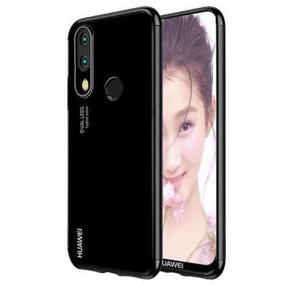 CoolGadget Handyhülle Slim Case Farbrand für Huawei P20 Lite 5,8 Zoll, Hülle Silikon Cover für Huawei P20 Lite Schutzhülle