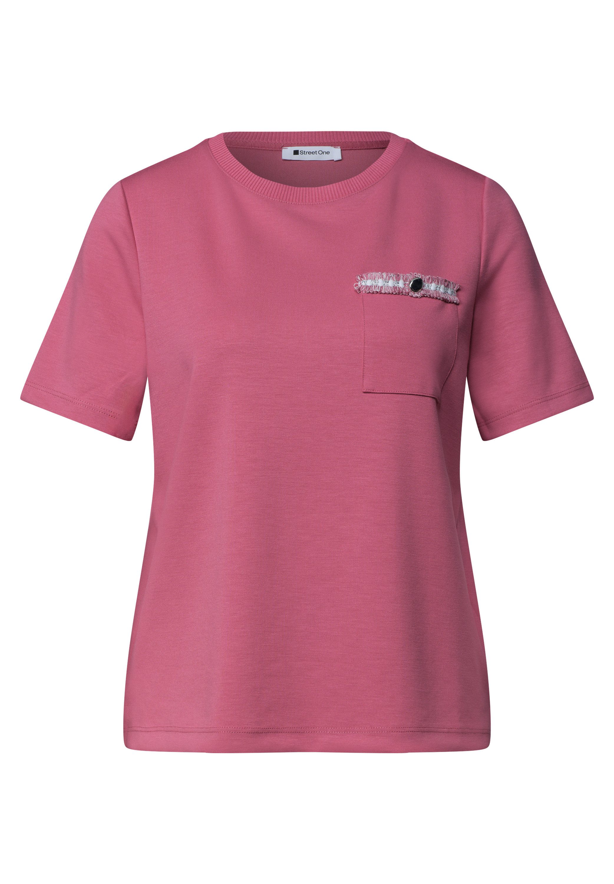 STREET ONE T-Shirt mit Rundhalsausschnitt – Bild 4 von 5