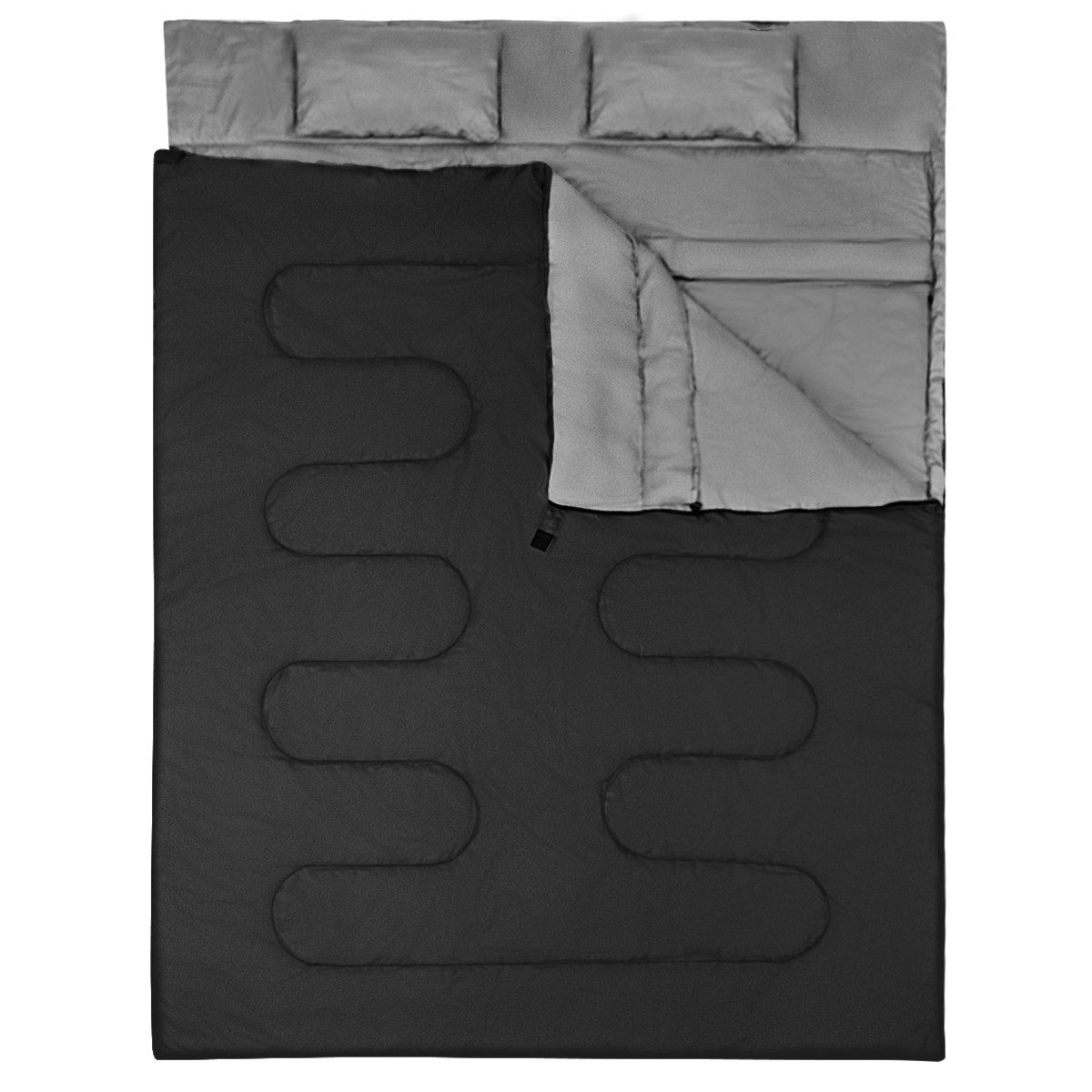 KOMFOTTEU Schlafsack Deckenschlafsack, mit Zwei Kissen, günstig online kaufen