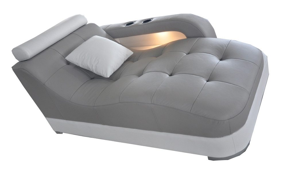 JVmoebel Chaiselongue Designer Chaiselongue LC001 aus echtem Leder in edler Optik, Made in Europa