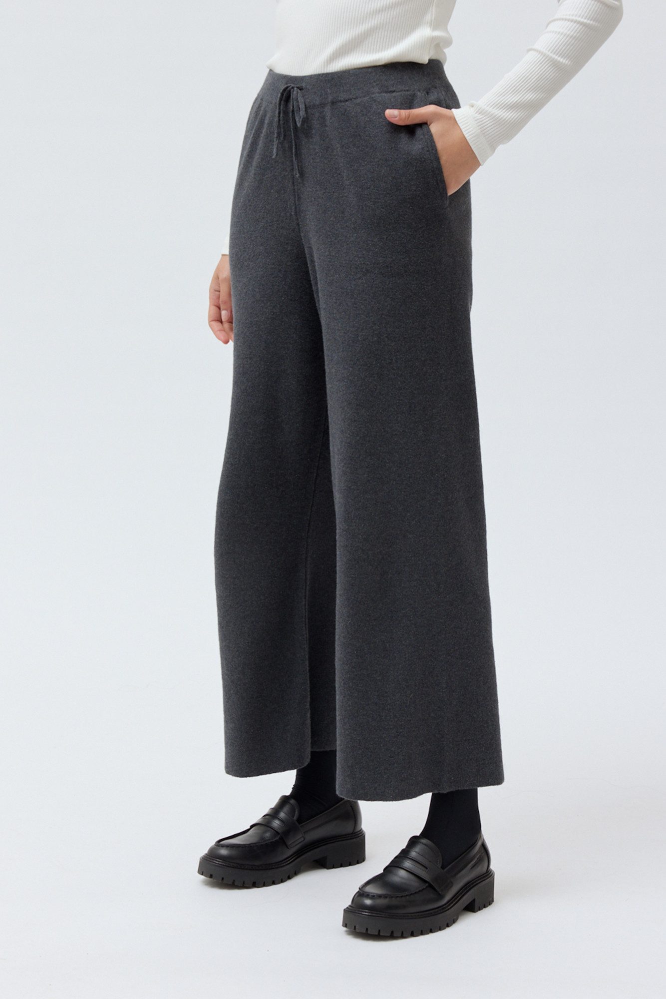 People Wear Organic Strickhose 7/8 lang, aus Bio-Baumwolle günstig online kaufen