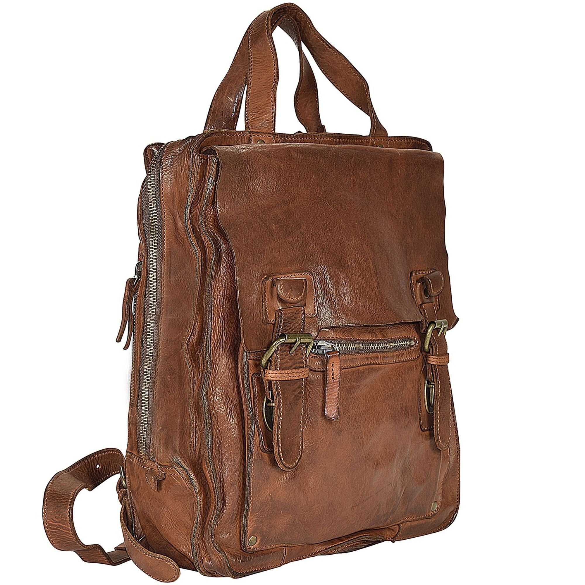 Submarine, Harold's Leder cognac Rucksack