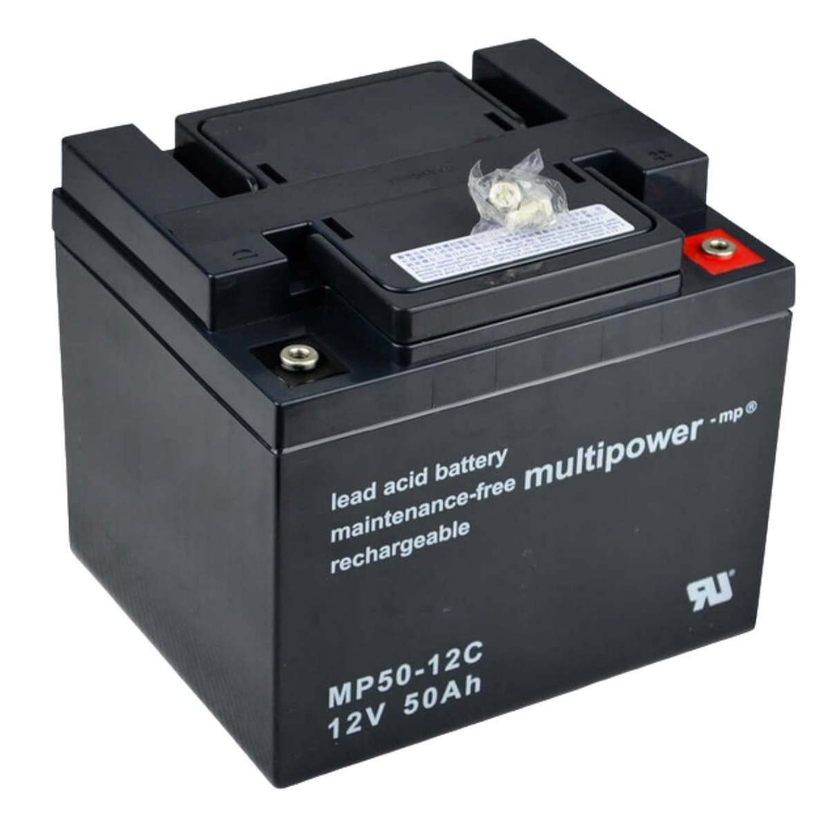 Multipower Multipower MP50-12C 12V 50Ah Rollstuhl Batterie Batterie, (12 V)