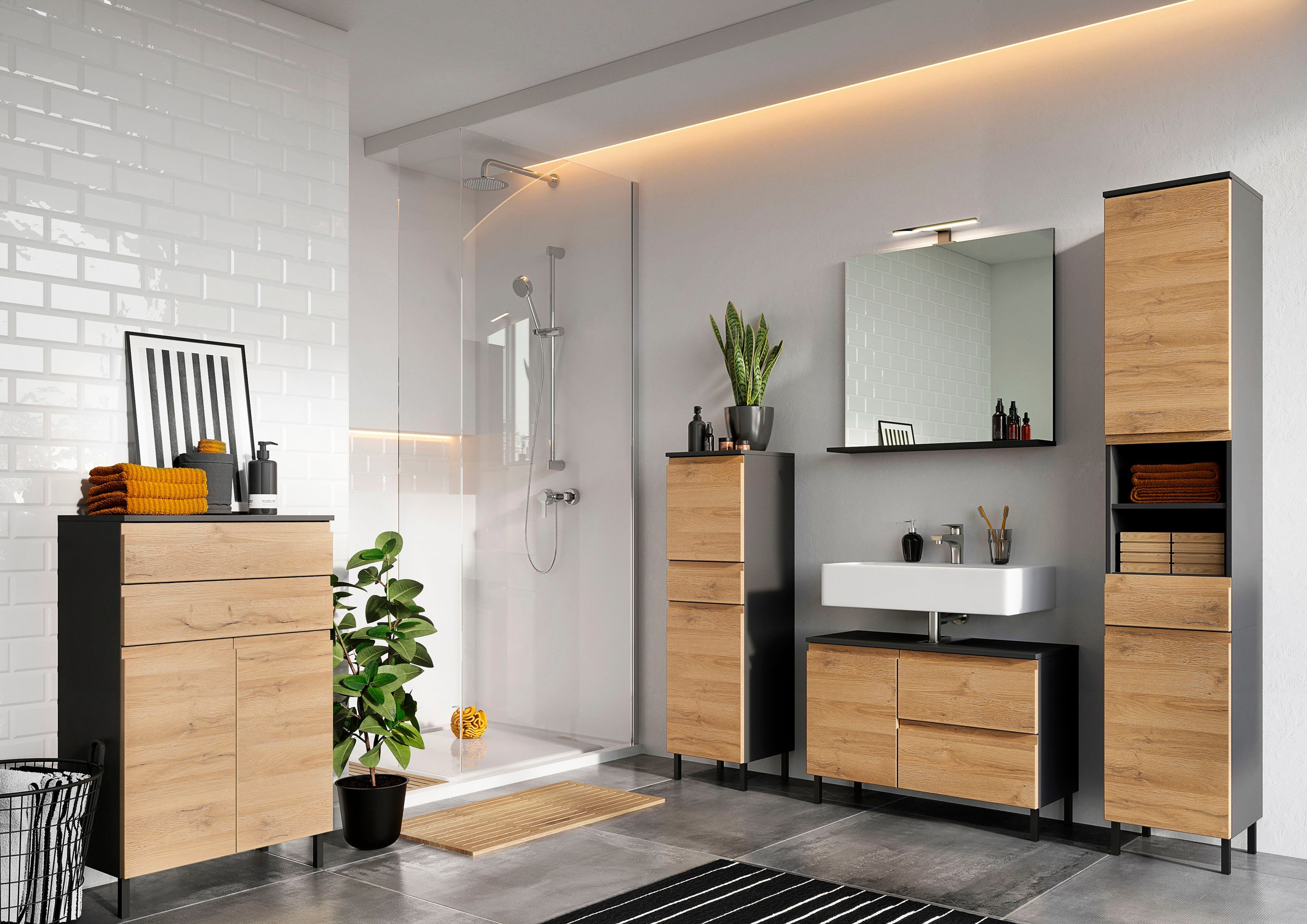 GERMANIA Hochschrank "Scantic", (1 St.), mit griffloser Optik günstig online kaufen