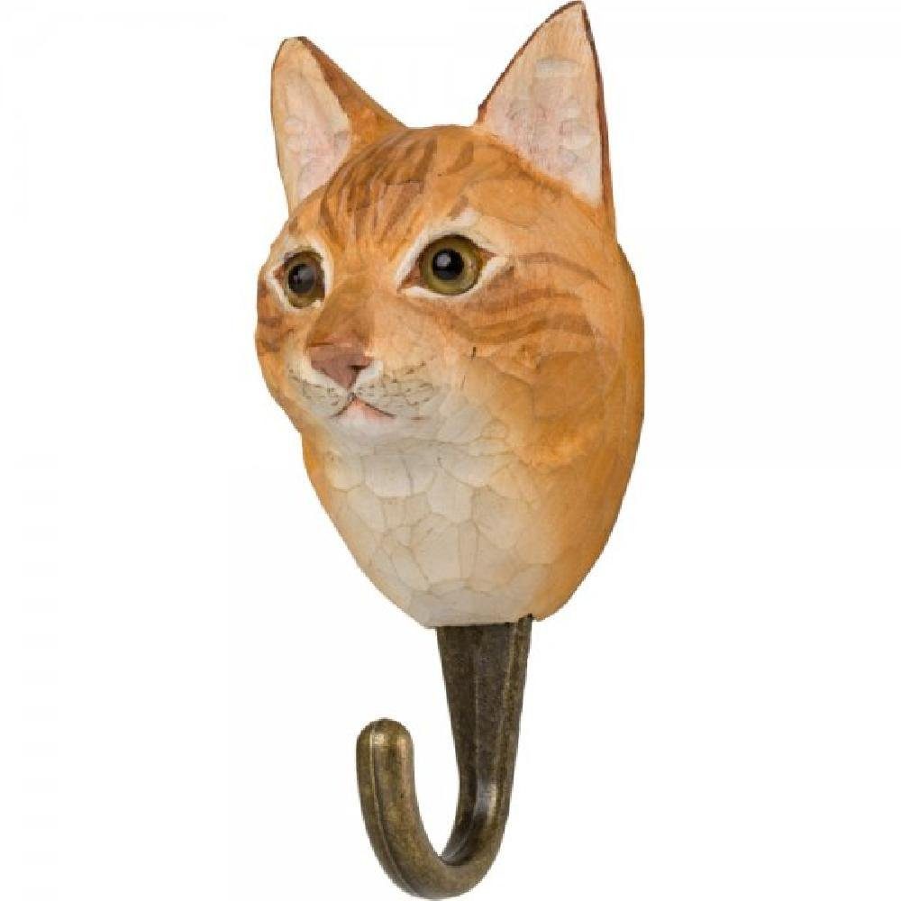 Wildlife Garden Garderobenhaken Kleiderhaken DecoHook Hauskatze Braun günstig online kaufen