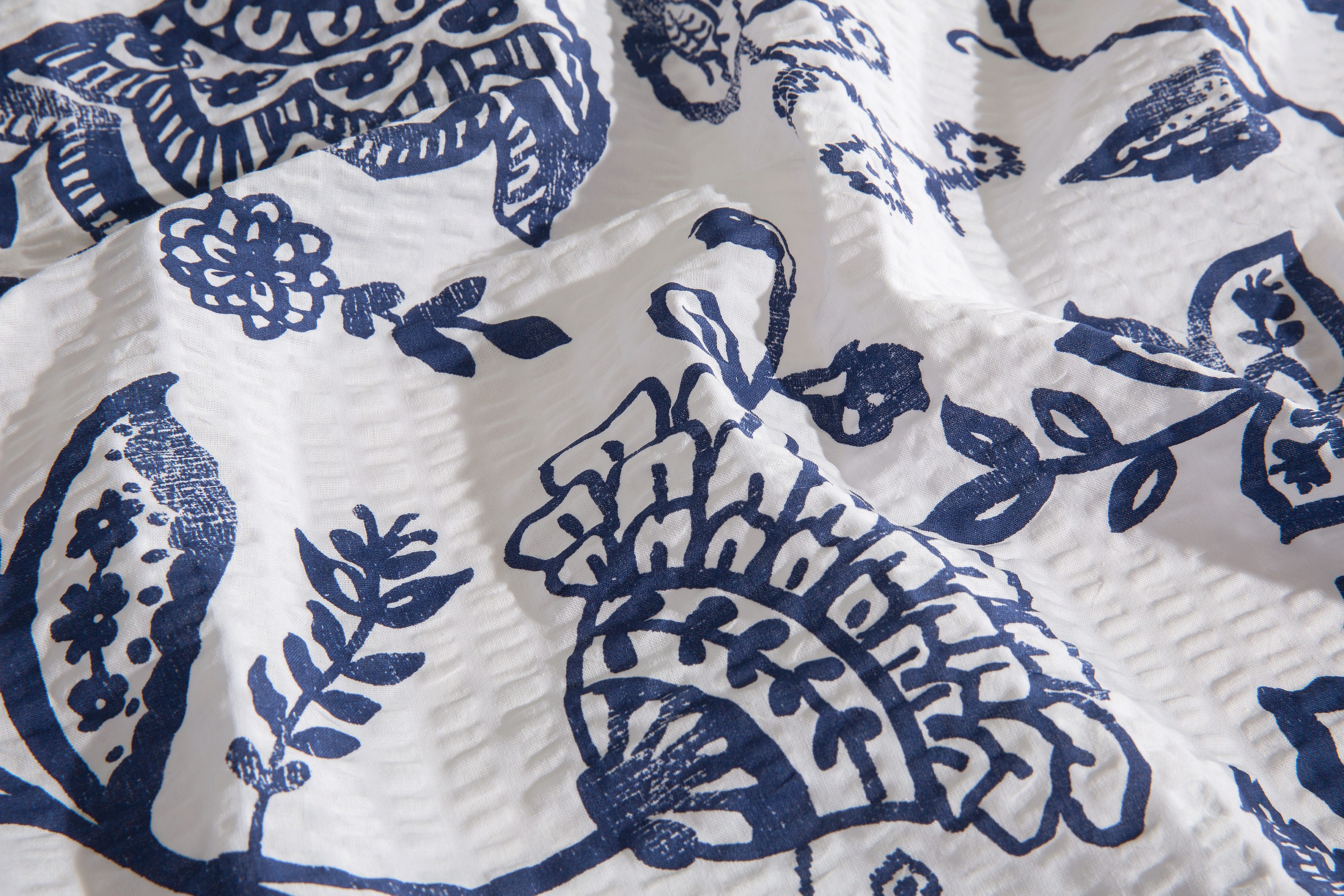 OTTO home Bettwäsche Nordby, Soft-Seersucker, 2 teilig, Bettwäsche aus Baumwolle, skandinavisches Design, ab Größe 135x200 cm