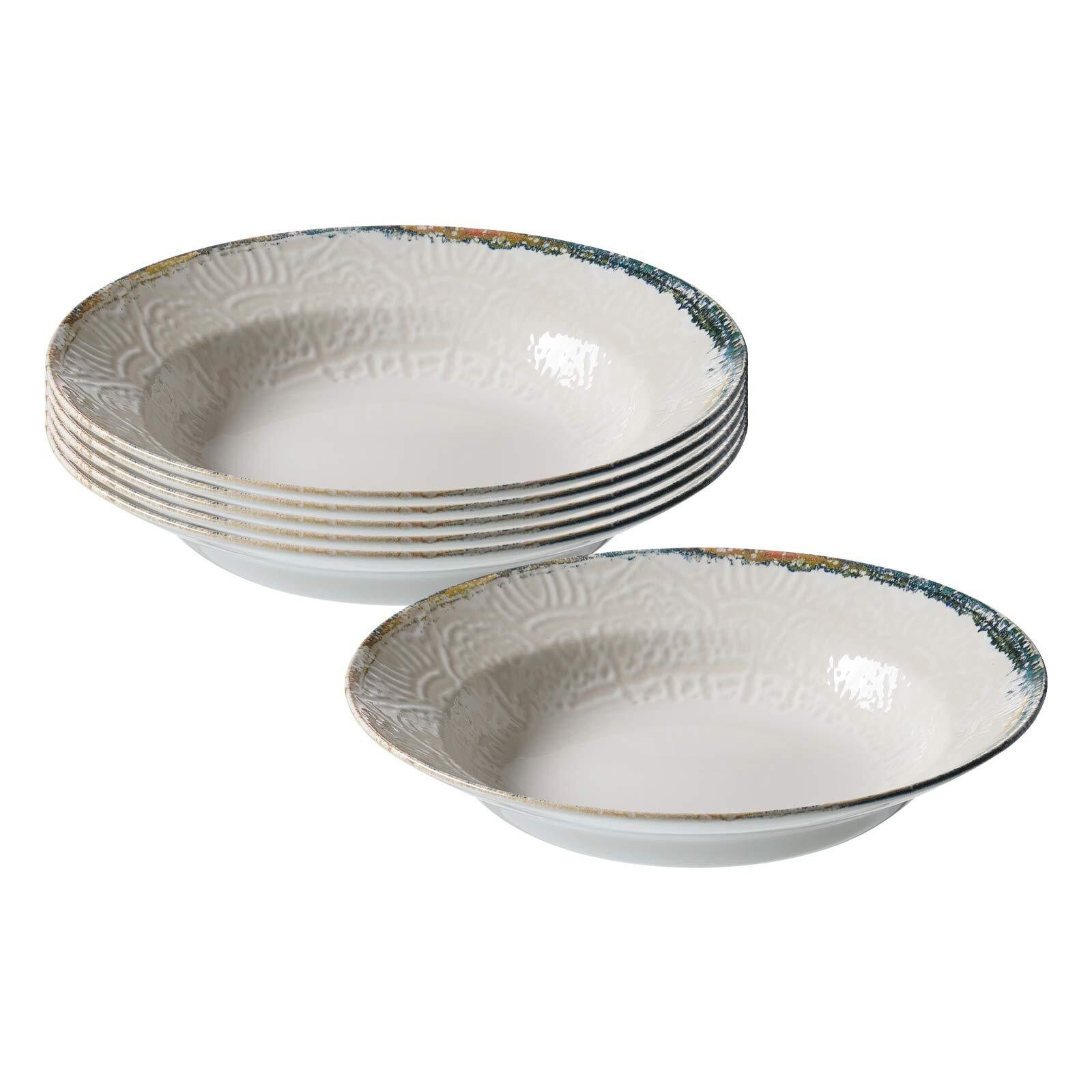 Ritzenhoff & Breker Pastateller Alfonso Pastateller ø 29 cm 6er Set, (6 St)