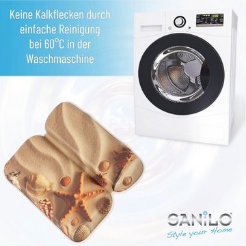 Sanilo Nackenkissen Badewannenkissen Sanibel, bequem, rutschfest, kräftige Farben, mit 7 starken Saugnäpfen