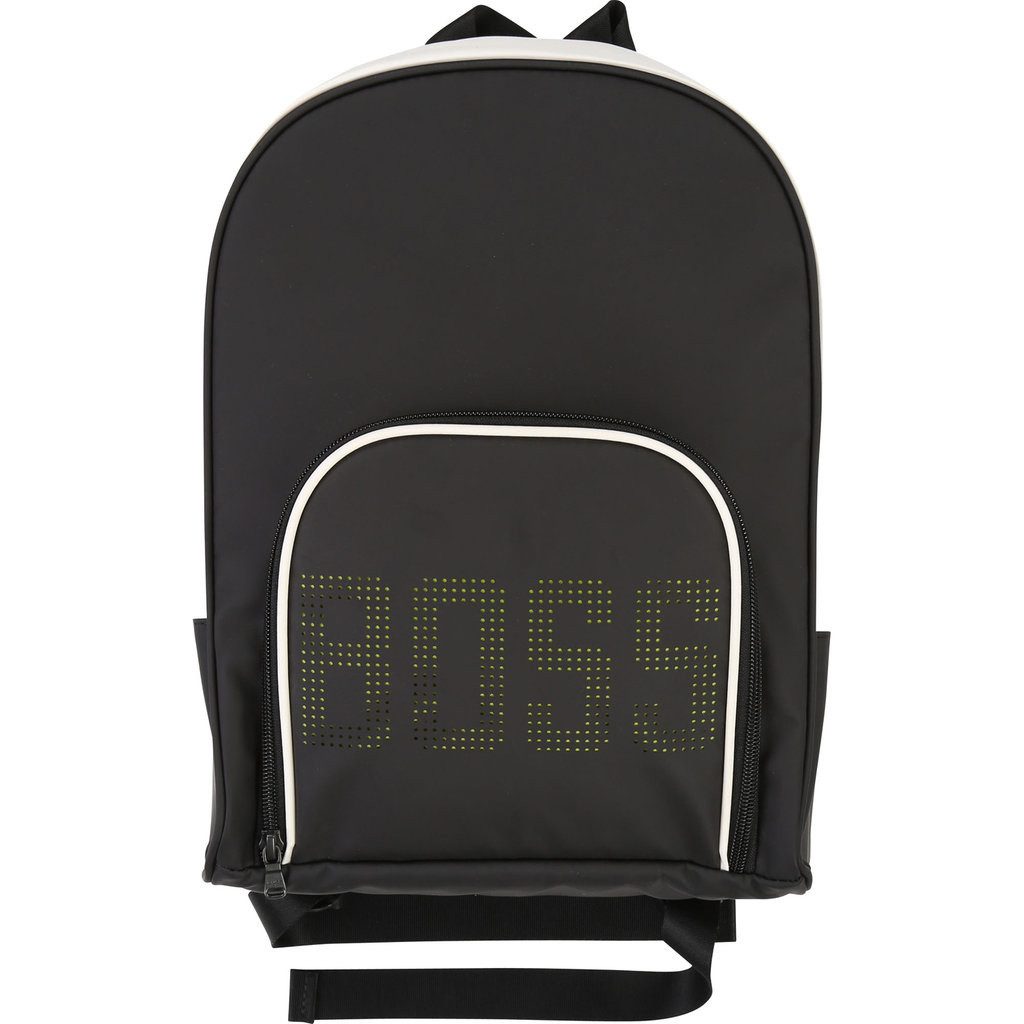 Boss Kidswear Kinderrucksack Boss Kidswear Designer Rucksack Backpack schwarz weiB