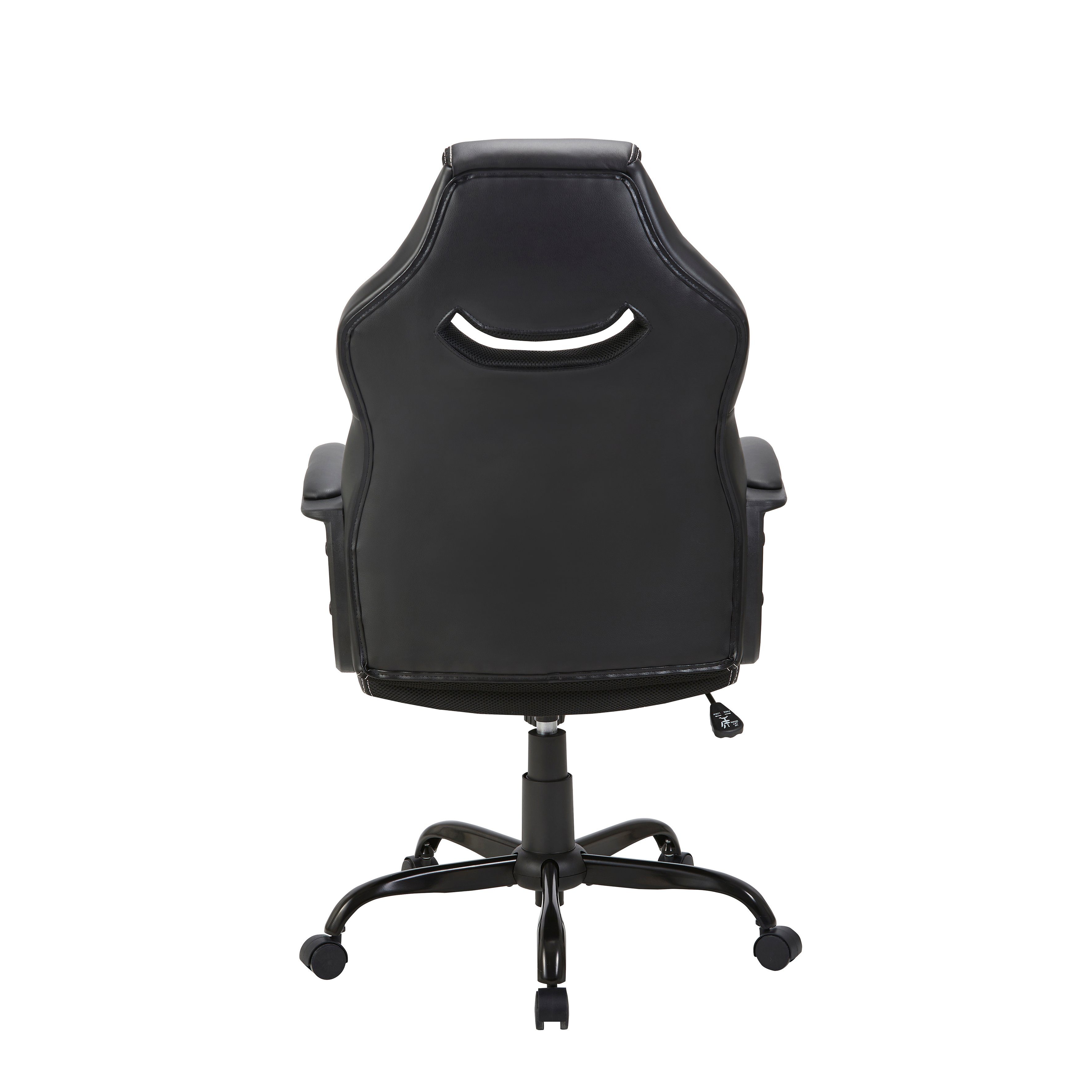 Bürostuhl Schreibtischstuhl ergonomisch Zedelmaier höhenverstellbar mit Gaming Wippfunktion Drehstuhl, Stuhl Schwarz chefsessel bürostuhl,