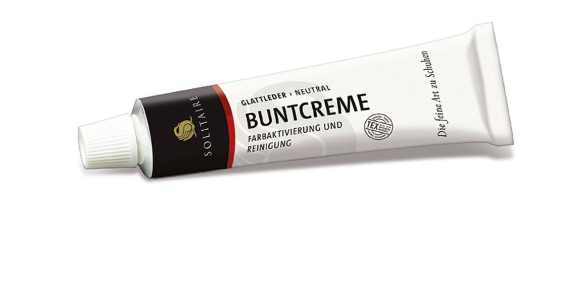 Solitaire Bunt Creme Mini - Reisegröße mit 20 ml Schuhcreme