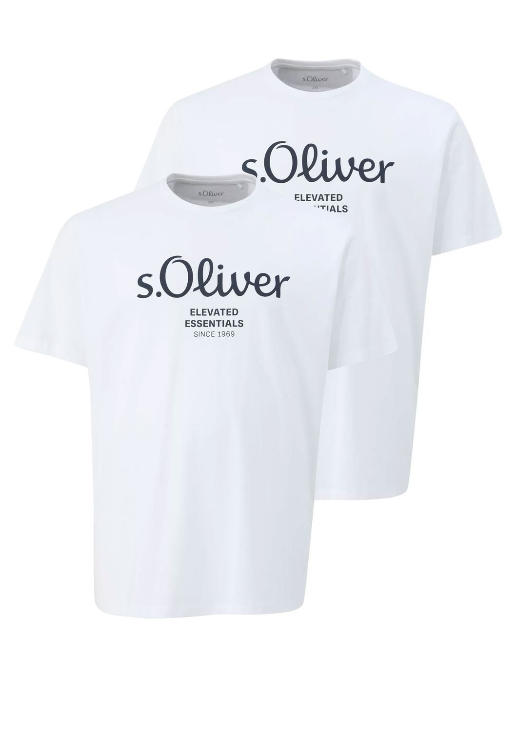 s.Oliver T-Shirt Big Size (2-tlg) Rundhals, günstig online kaufen