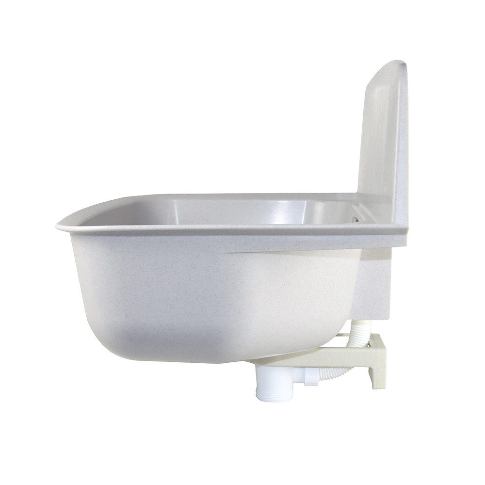 Haas Otto Kunststoffspüle Kunststoff-Universal-Ausgussbecken "Astrid" granitfarben, 0/0 cm