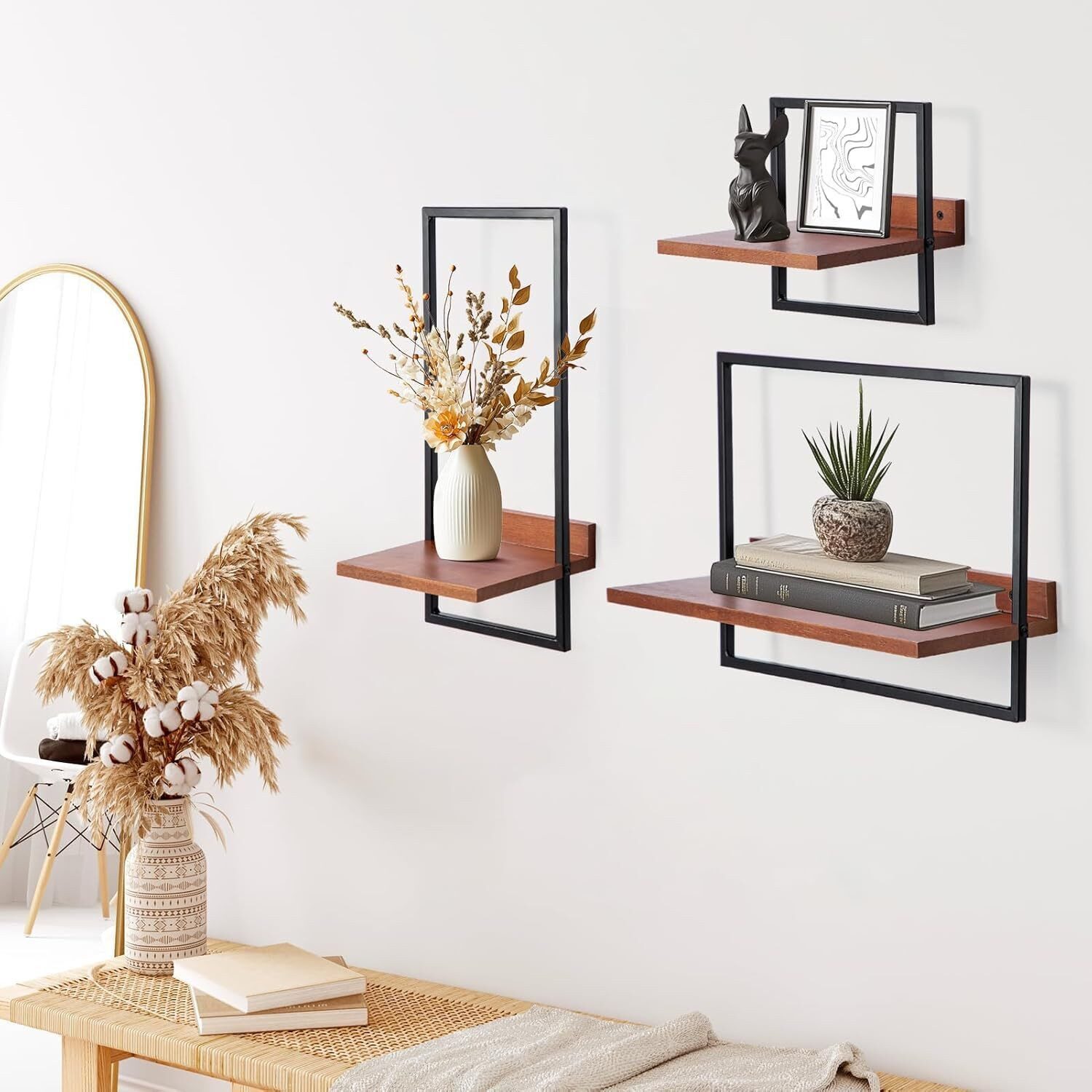 Youyijia Bücherregal Square Bookcase for Wall günstig online kaufen