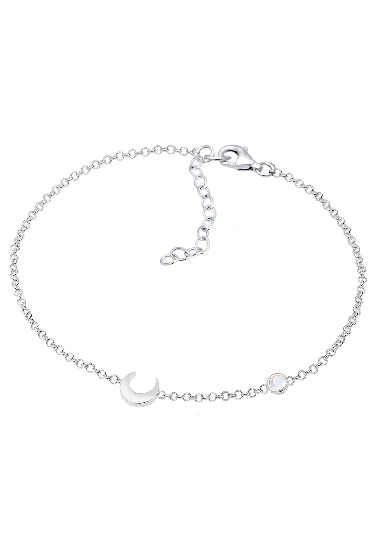Elli Armband Halbmond und Mondstein 925 Silber vergoldet günstig online kaufen