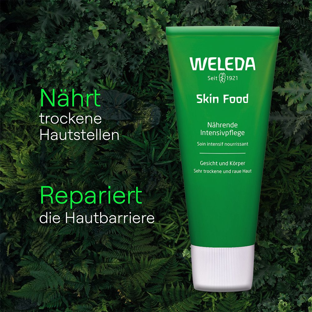 WELEDA Körpercreme SKIN FOOD NÄHRENDE INTENSIVPFLEGE, für sehr trockene und raue Haut, für Gesicht und Körper