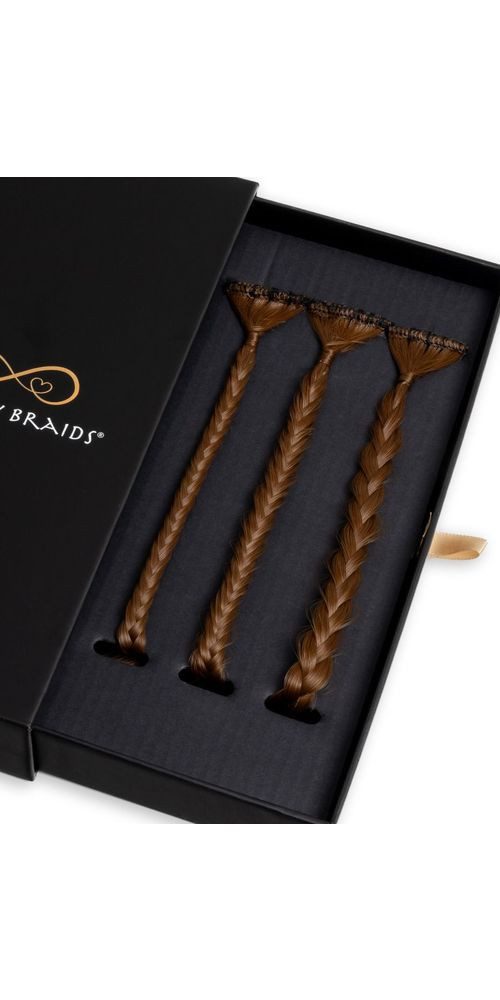 Infinity Braids Kunsthaar-Extension Infinity Braids Infinity Braidies Apricot Amber