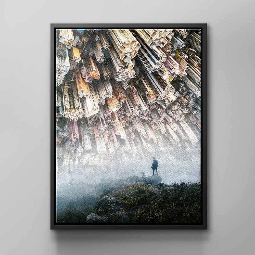 DOTCOMCANVAS® Leinwandbild, Moderne Wandbilder von DOTCOM CANVAS schwarzer Rahmen
