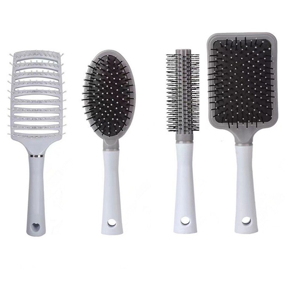 XDeer Расчески-Set 4Pcs Hair Расчески-Set mit verschiedenen,Massage-Blasbürste, reduziert Kräuselungen und kein Verknoten mehr