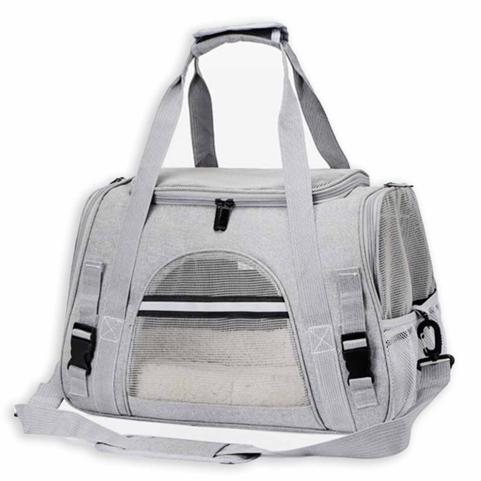 Monkimau Tiertransporttasche Reisetasche für kleine Hunde & Katzen