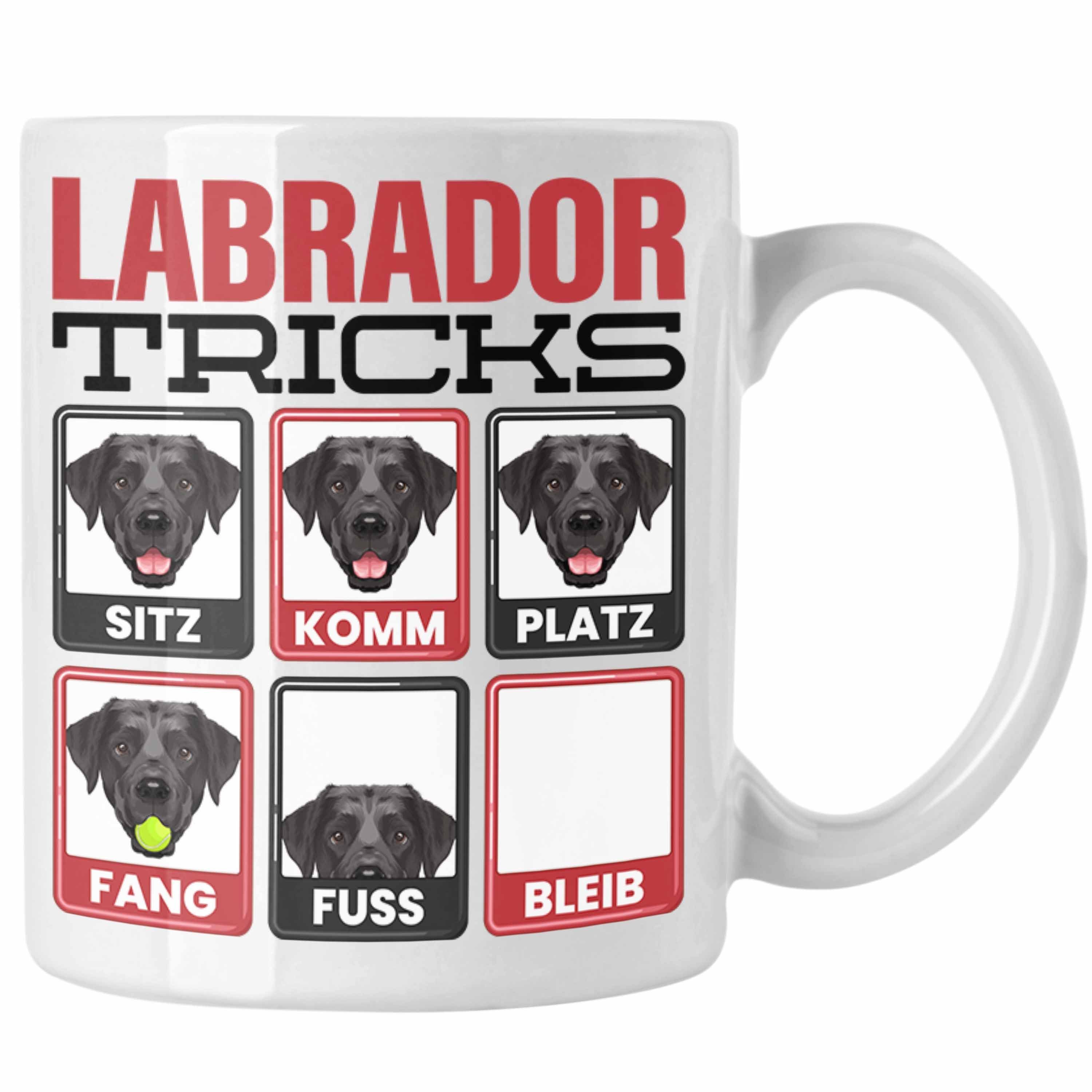 Trendation Tasse Labrador Besitzer Tasse Geschenk Lustiger Spruch Geschenkidee Labrador Weiss