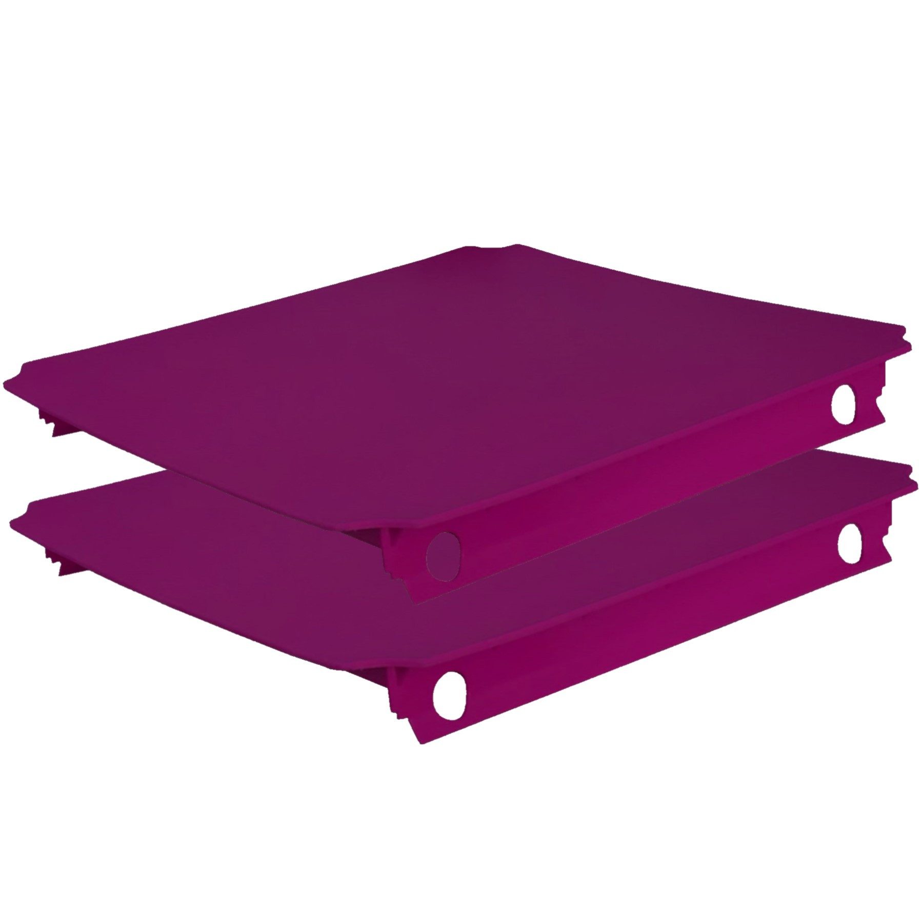 move and stic 2er Set Platte 40x40 cm Konstruktionsspielsteine, (Erweiterungsset), für Indoor und Outdoor