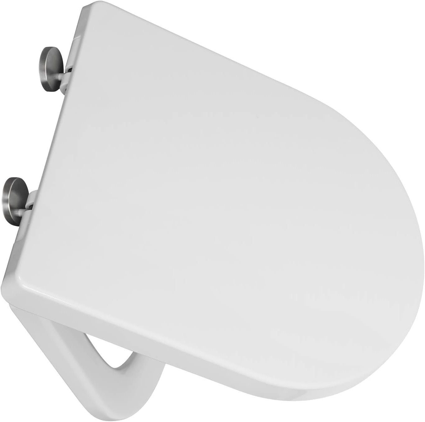 EUGAD WC-Sitz (1-St), Toilettendeckel mit Absenkautomatik D Form Weiß