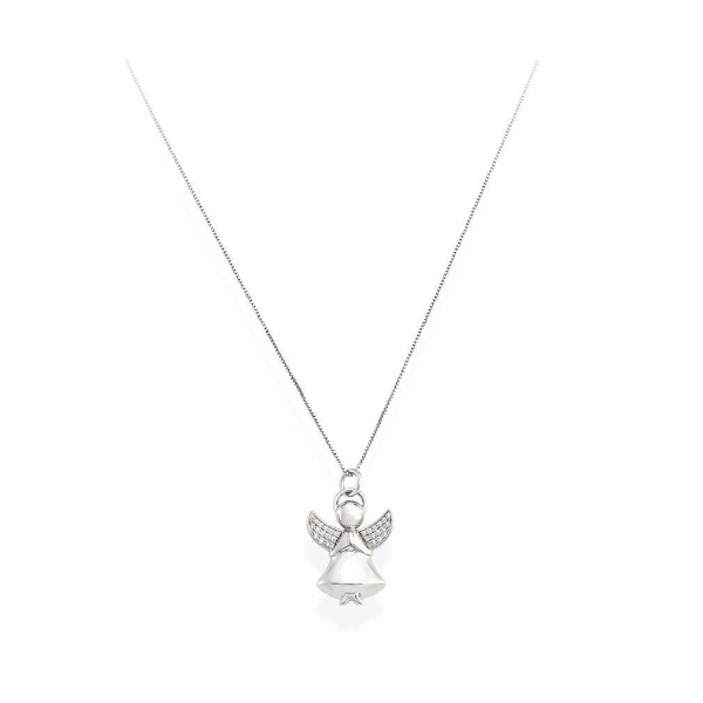 Amen Kette mit Einhänger Fine silver necklace with zircons Angels A2BB (chain, pendant)