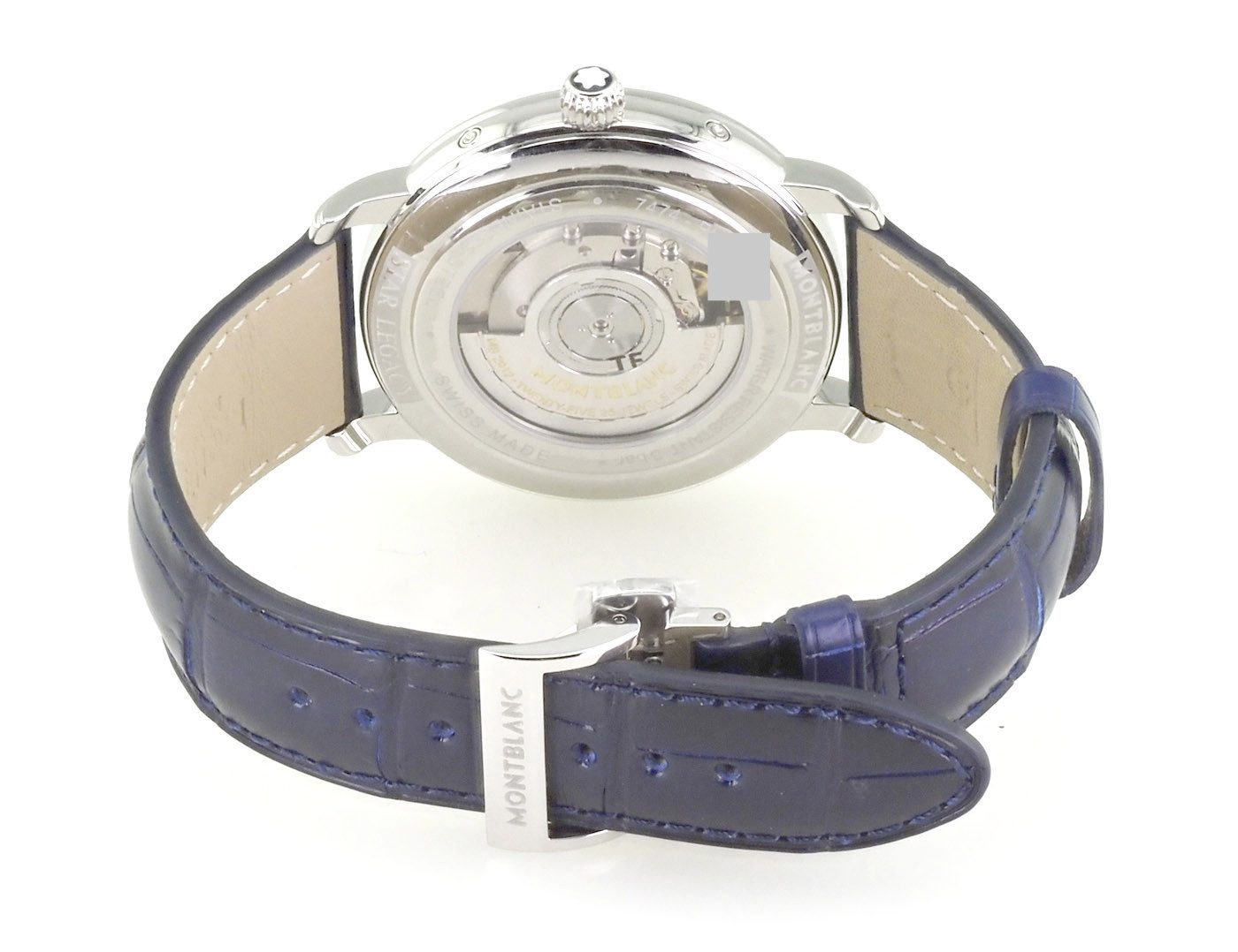 MONTBLANC Automatikuhr Herren Uhr Legacy MB118516 / 7474 42 mm Ø Moonphase Star Legacy, Moonphase,Datumsanzeige 1 - 31, Wochentag- und Monatsanzeige