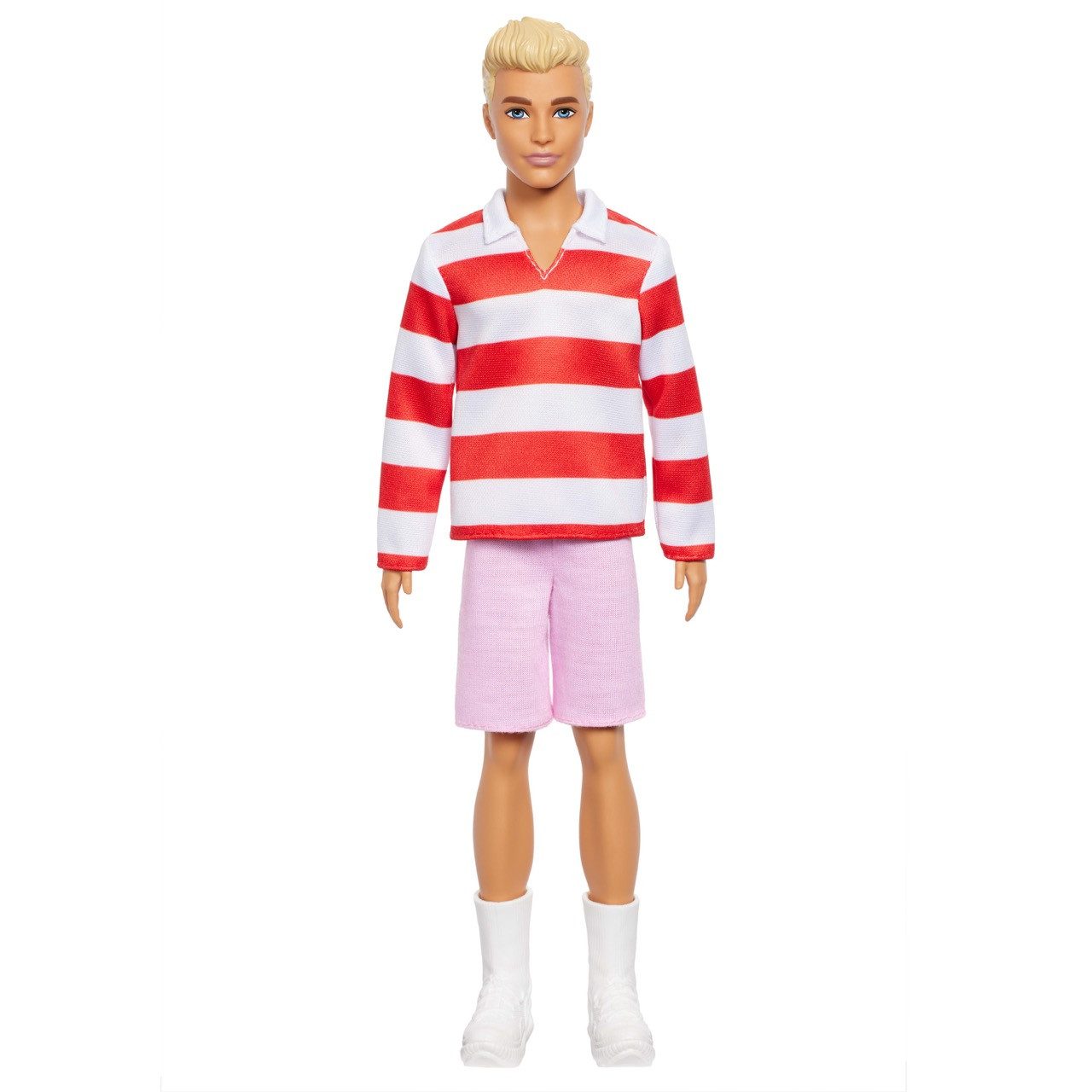 Mattel® Anziehpuppe Barbie Fashionista Ken-Puppe in rot-weißem Polohemd Blo günstig online kaufen
