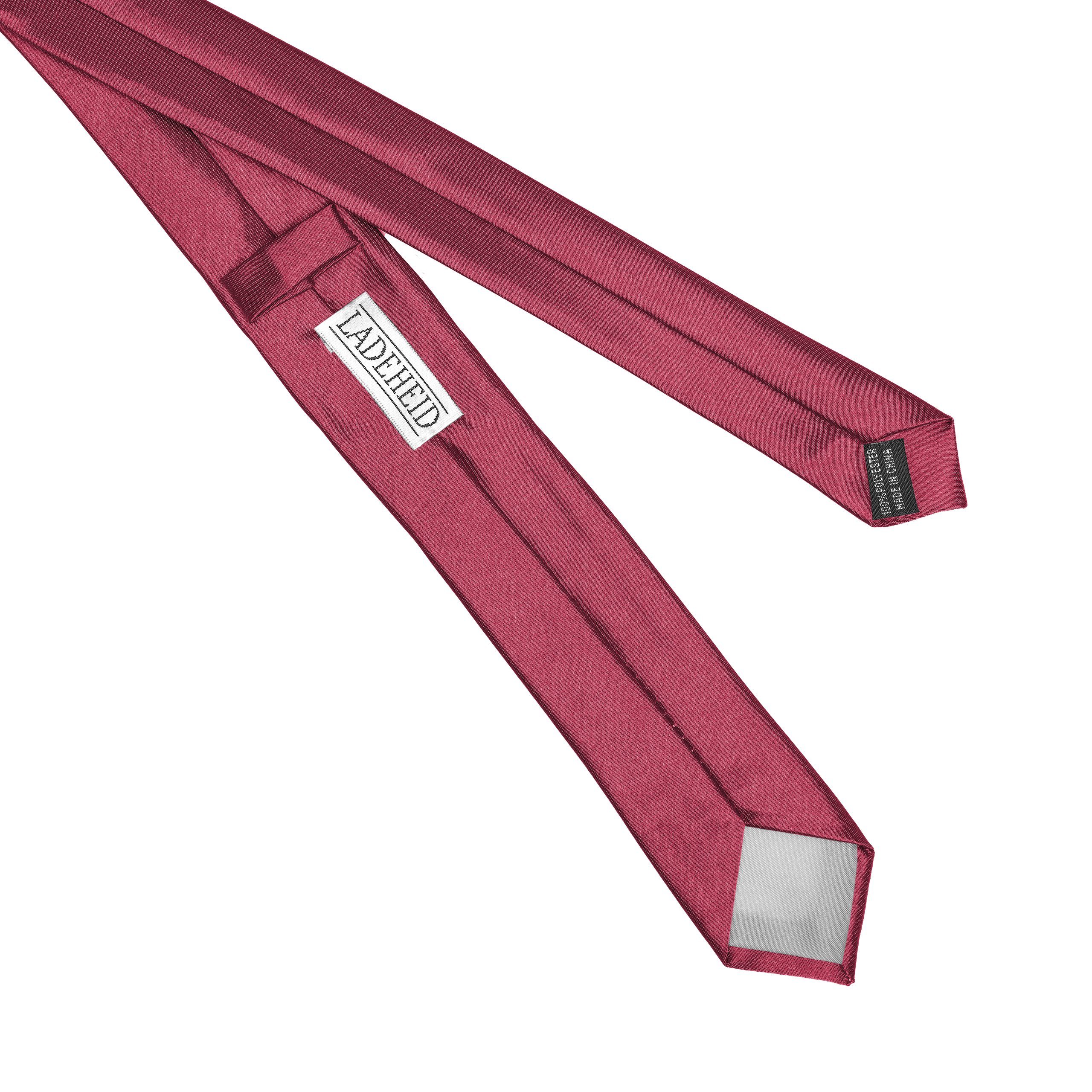 Ladeheid Krawatte Klassische Herren Krawatte glänzend Vielfältige Farben TMS-5 150cmx5cm (1-St) – Bild 2 von 5