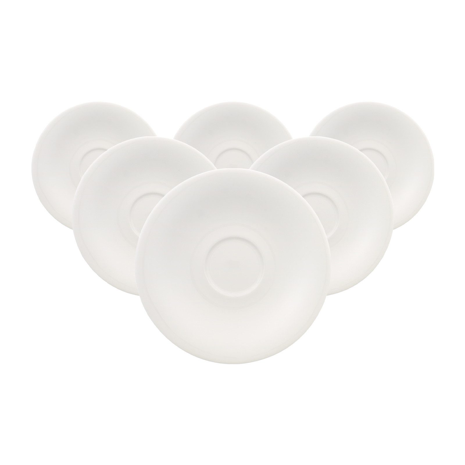 Villeroy & Boch Untertasse New Cottage Basic Kaffeeuntertassen ø 16,7 cm, (6 St)