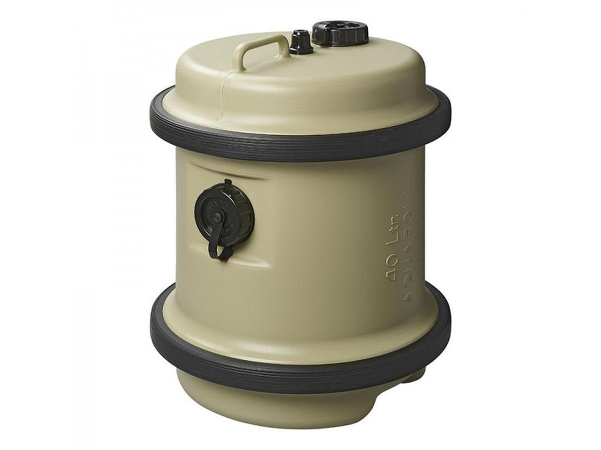 Wassertank Aquaroll 40L beige, Aquaroll Frischwasser Rolltank Wassertank Wasser Tank