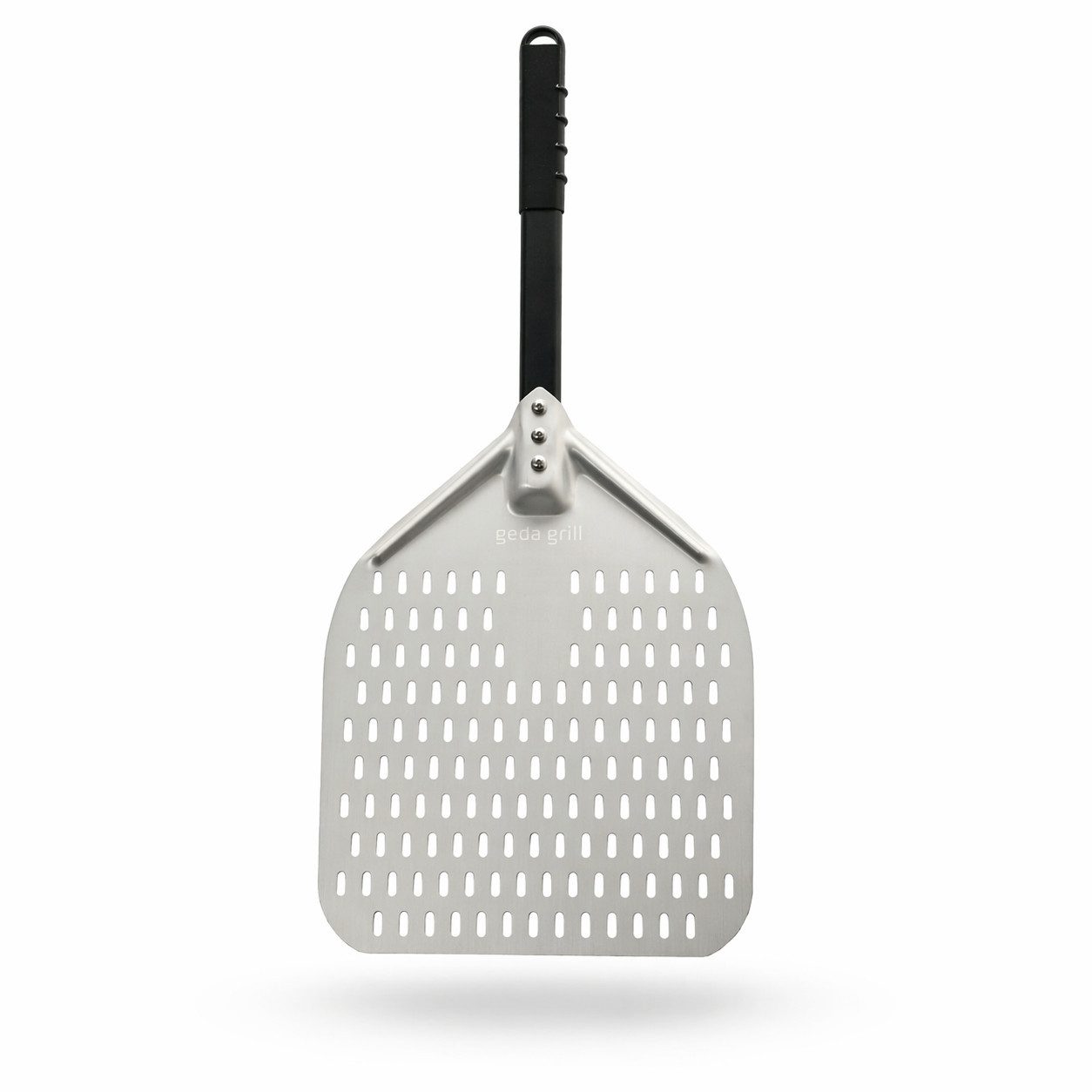 geda grill Pizzaschieber Pizzaschaufel, Aluminium eloxiert, perforiert, abnehmbar, Aluminium eloxiert