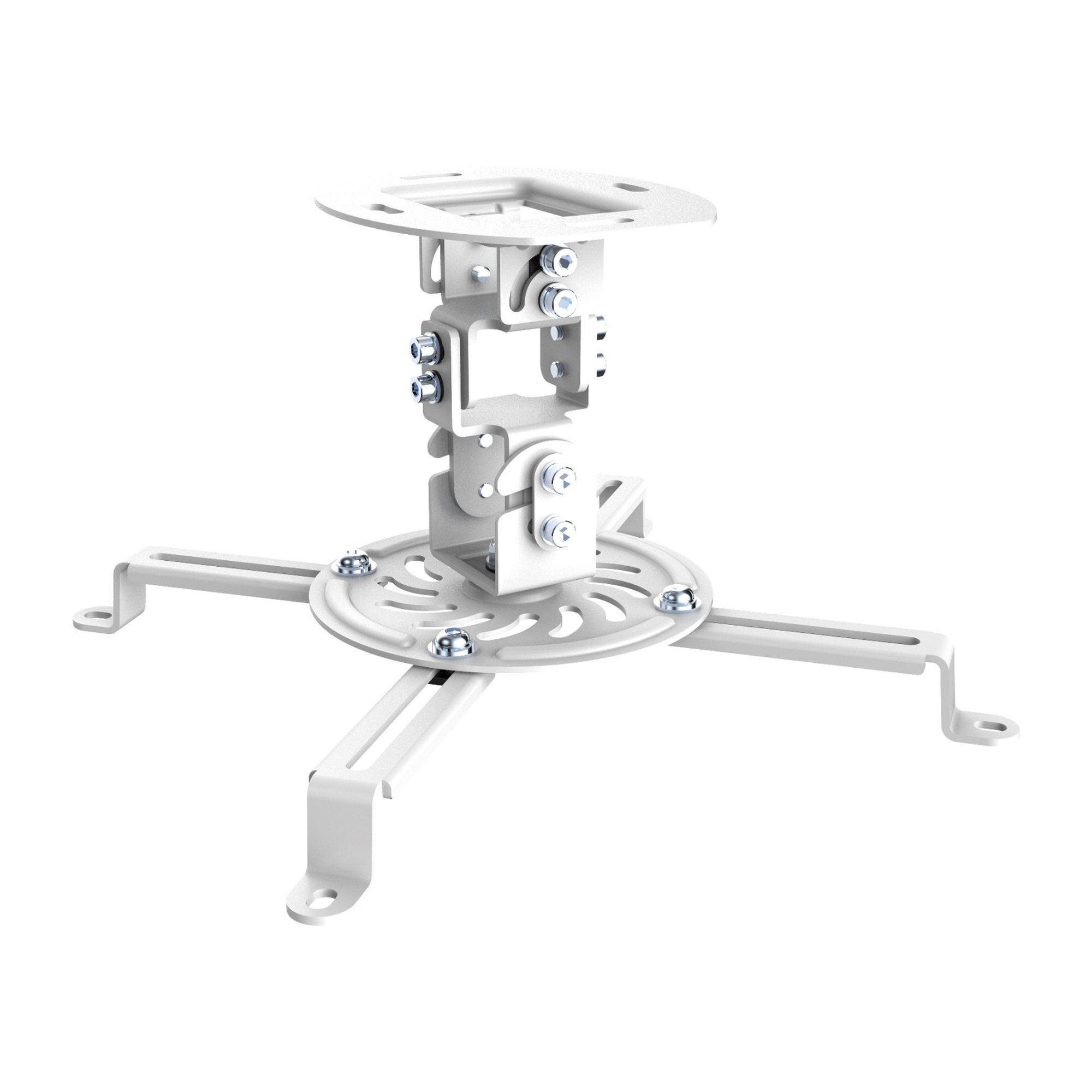 PureMounts Beamer-Deckenhalterung PureMounts PM-SPIDER-10W - Neigbare und schwenkbare Deckenhalterung