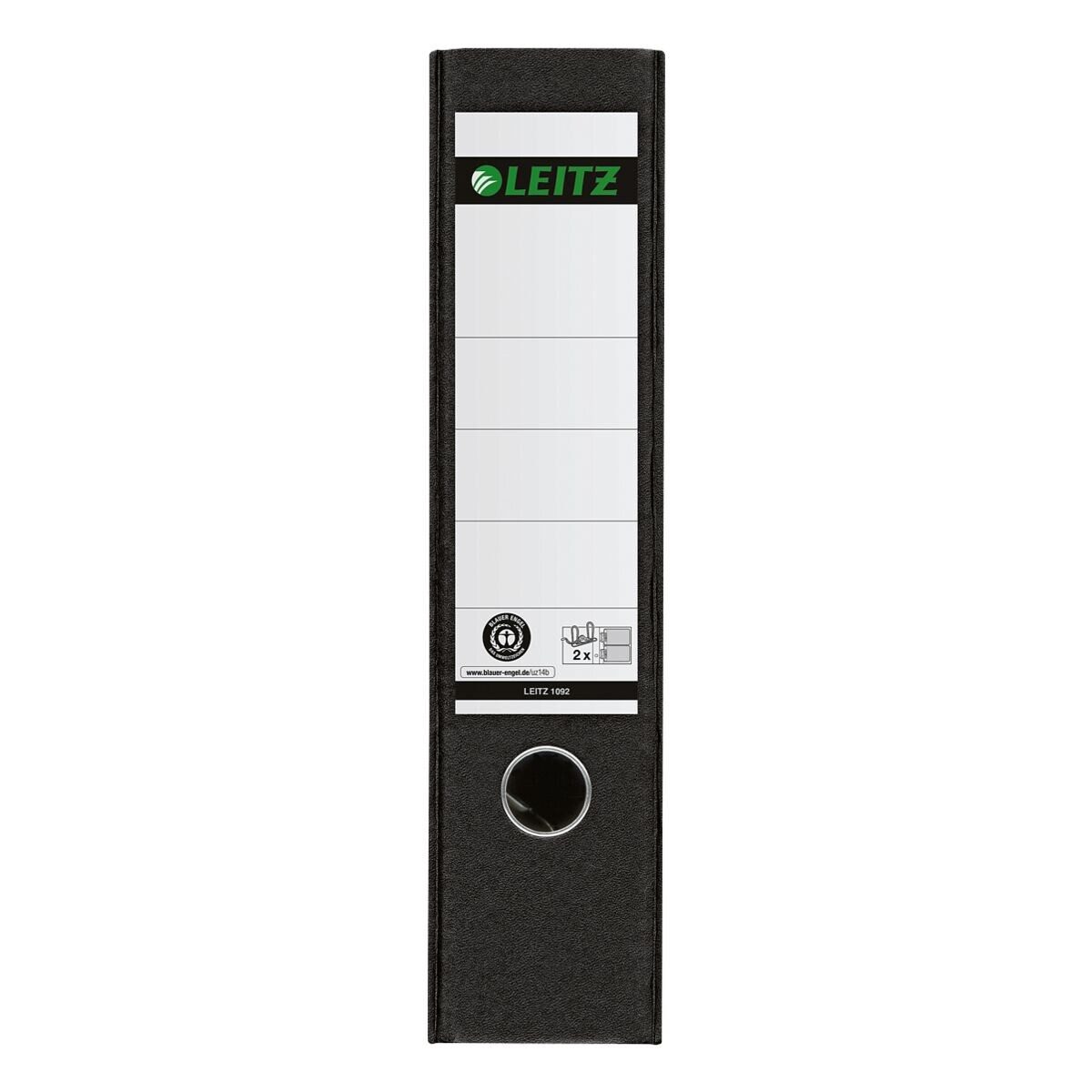 LEITZ Doppelordner 1092, 2x DIN A5 quer, Rückenbreite 75 mm