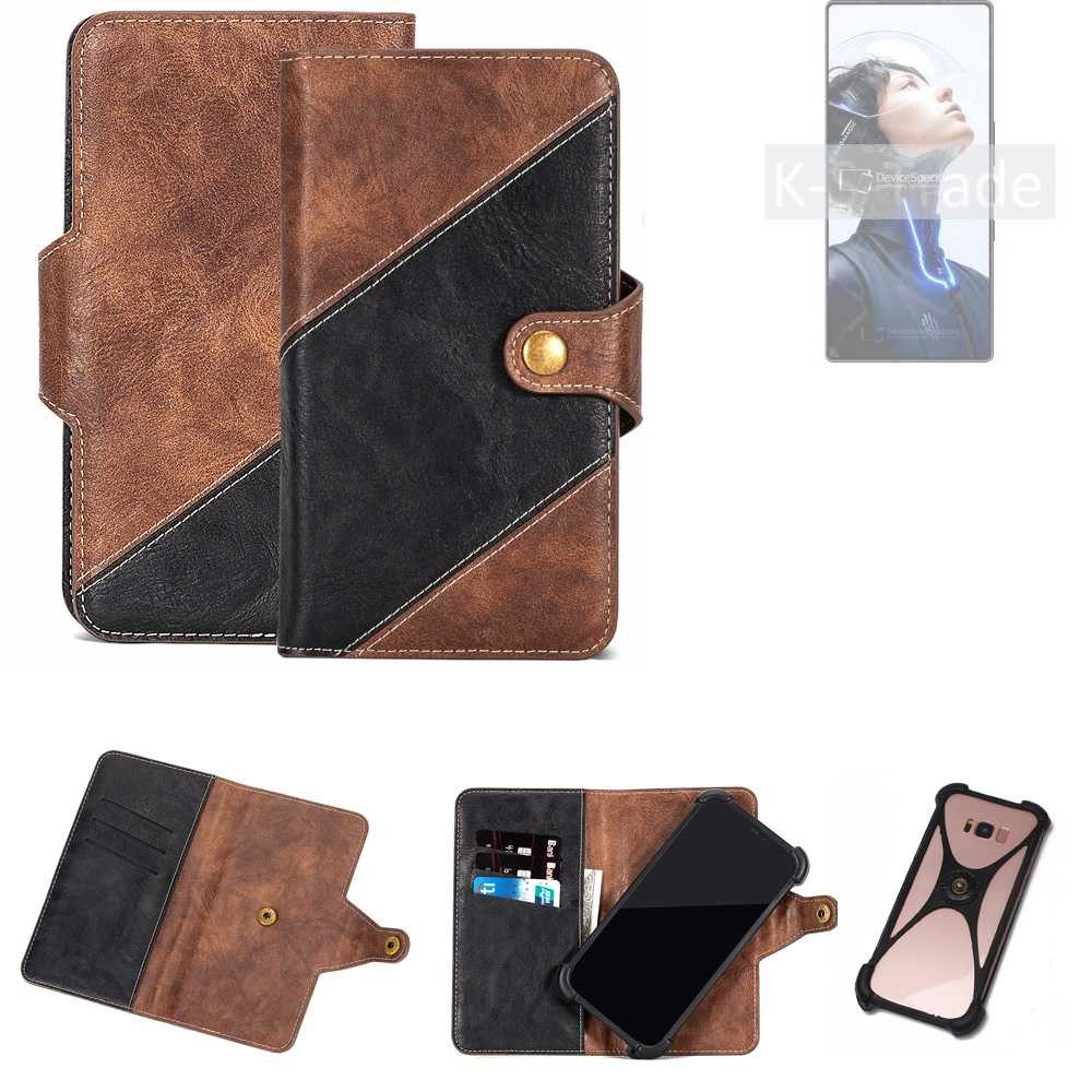 K-S-Trade Handyhülle für REDMAGIC 11 Pro, Handyhülle Schutzhülle Bookstyle Case Klapphülle Cover Hülle