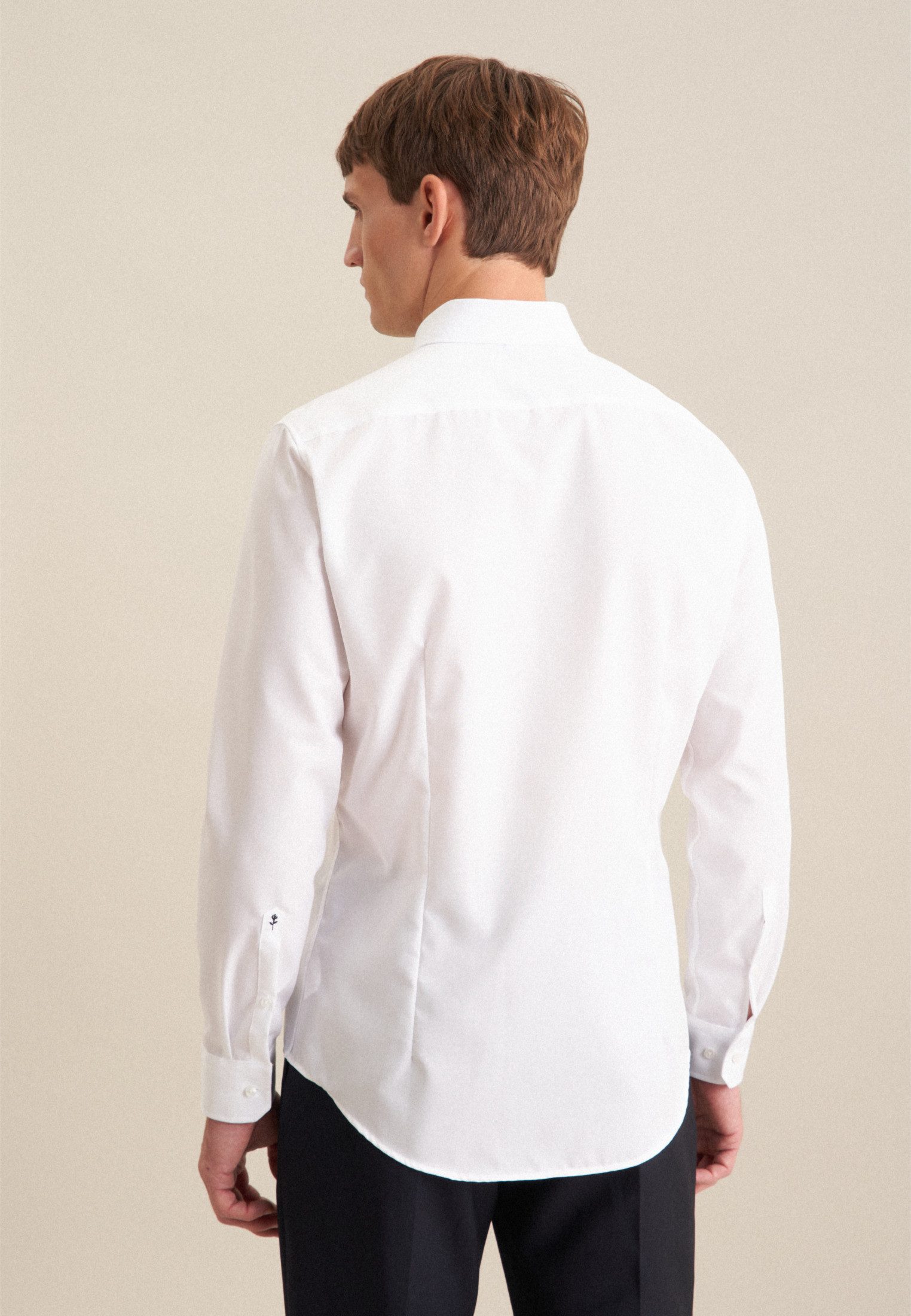 seidensticker Businesshemd Schwarze Rose Slim 1/1 Button-Down-Kragen Uni günstig online kaufen