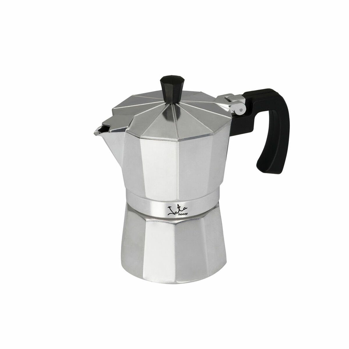 Jata Espressokocher Italienische Kaffeemaschine JATA CCA12 Edelstahl 6 Tassen