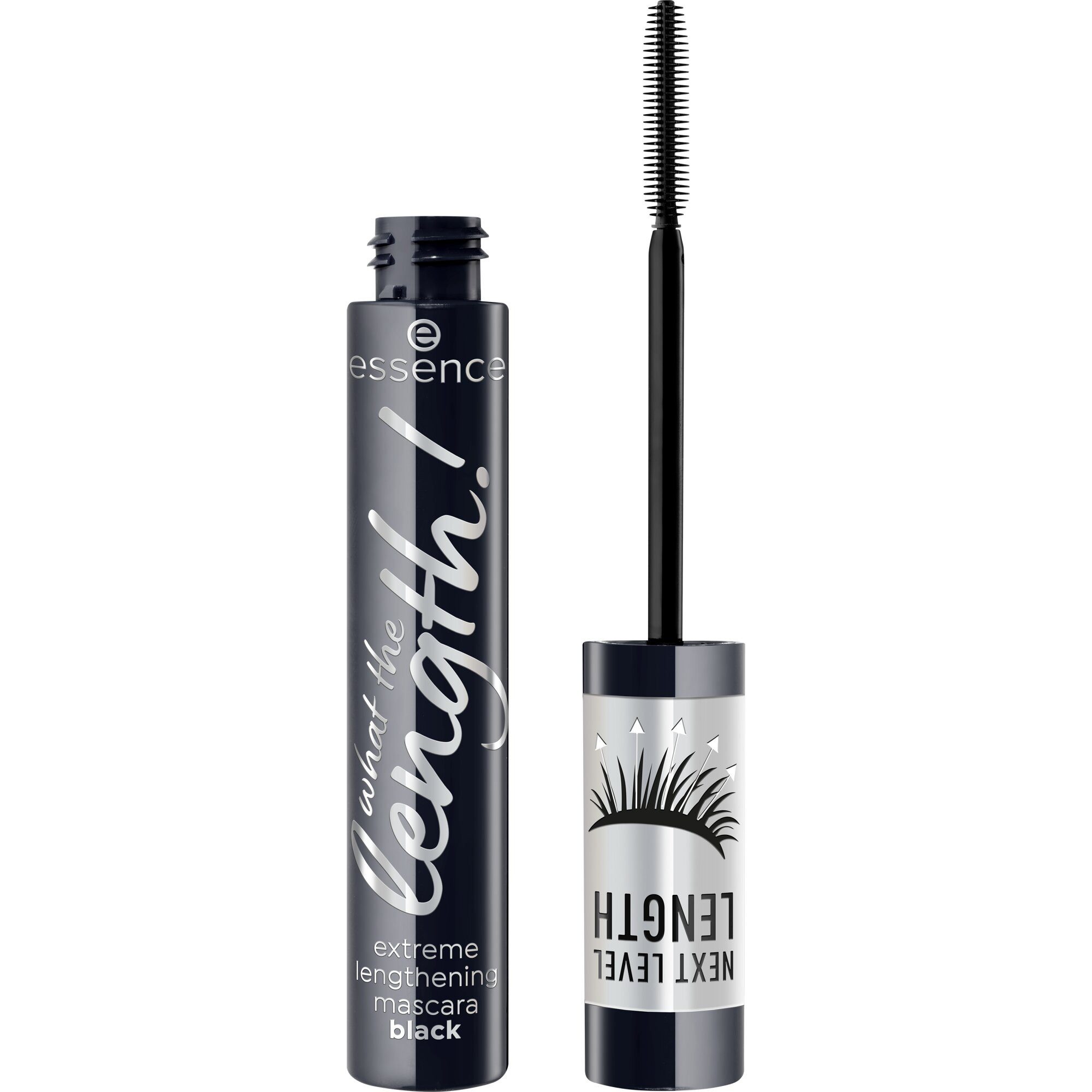 Essence Mascara what the length! extreme lengthening mascara black, 3-tlg.