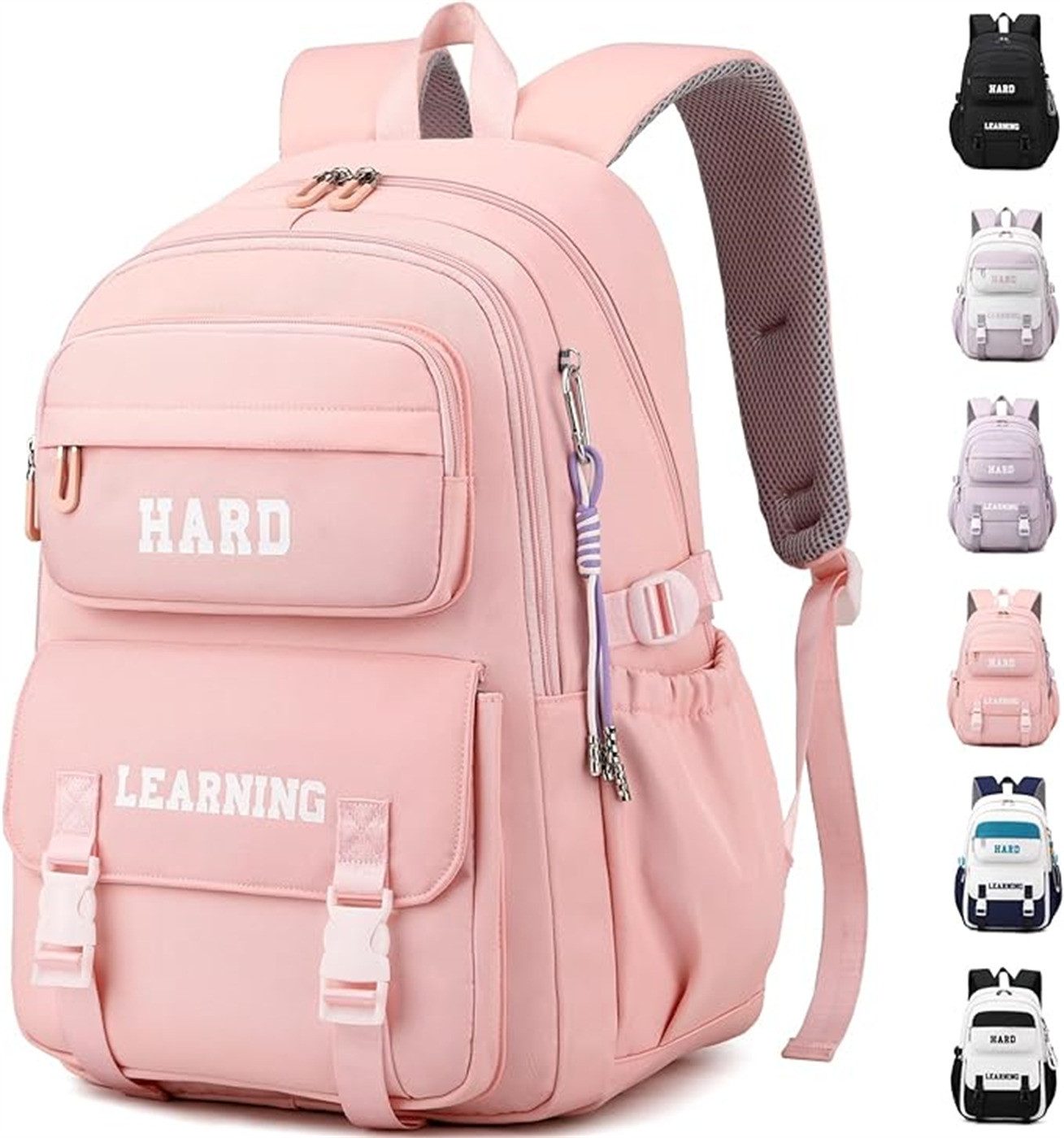 autolock Ранцы Schulrucksack,Mädchen Teenager Rucksack,Multi-Schultasche,Wasserdicht, Ранцы Groß Backpack für Mädchen Damen School Bag