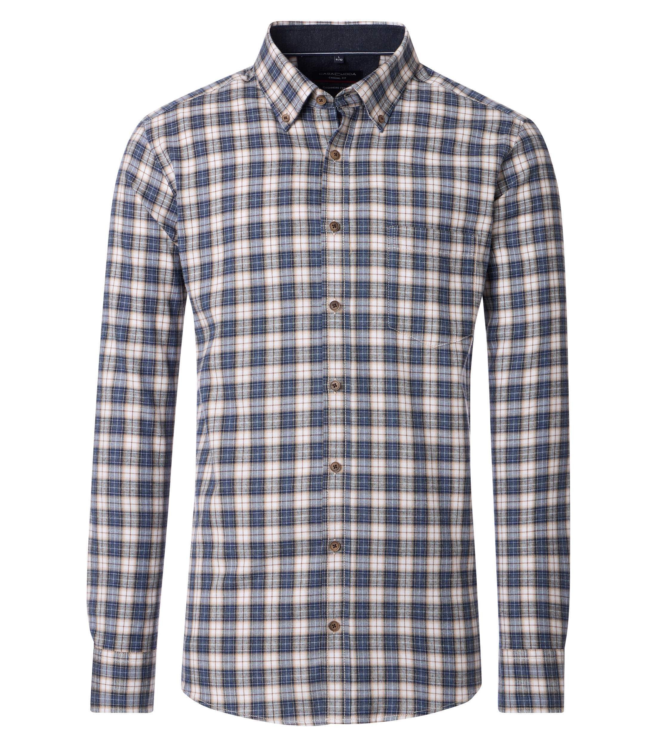 CASAMODA Flanellhemd CASAMODA Flanellhemd kariert günstig online kaufen