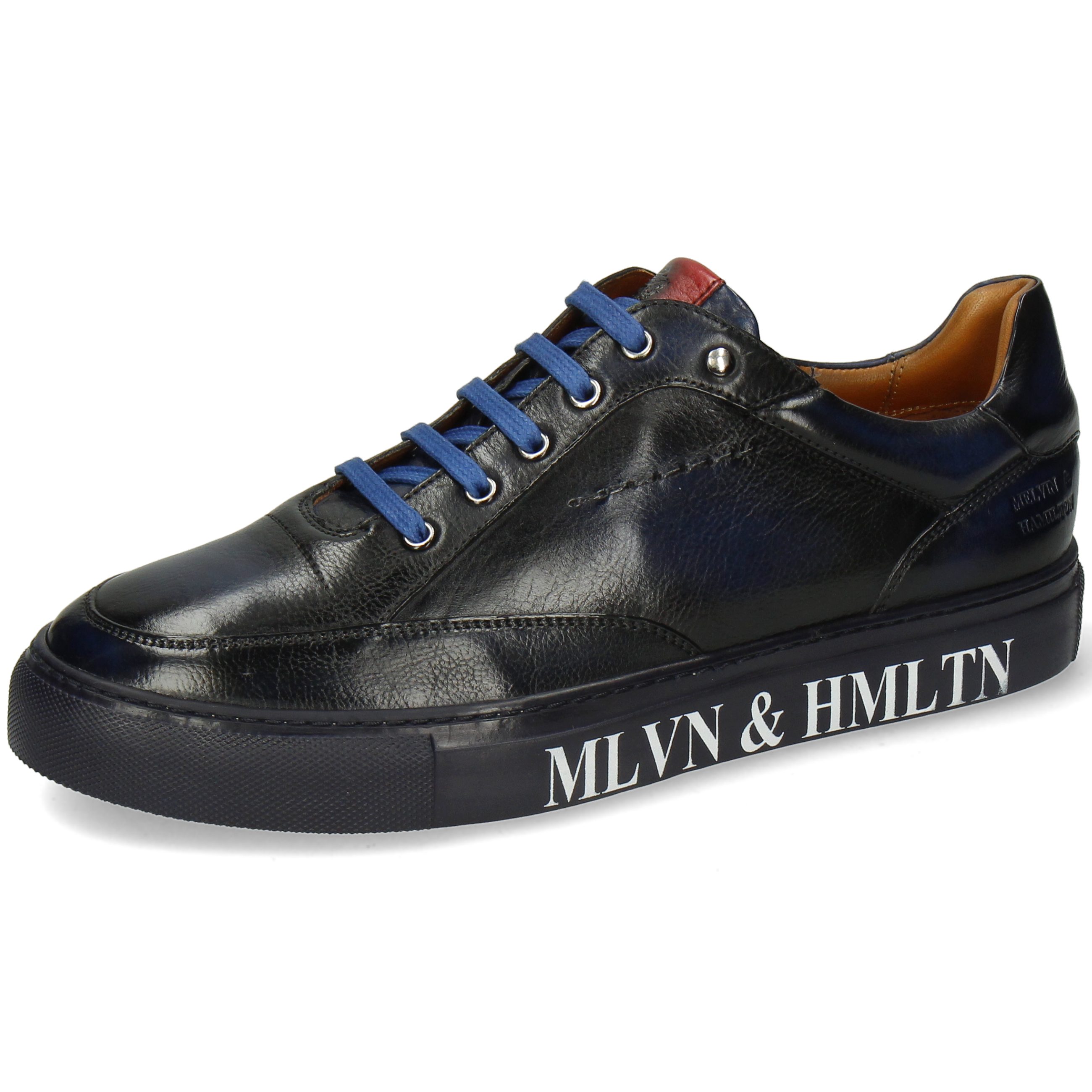 Melvin & Hamilton Harvey 49 Sneaker Monza Navy Tongue M&H Crown