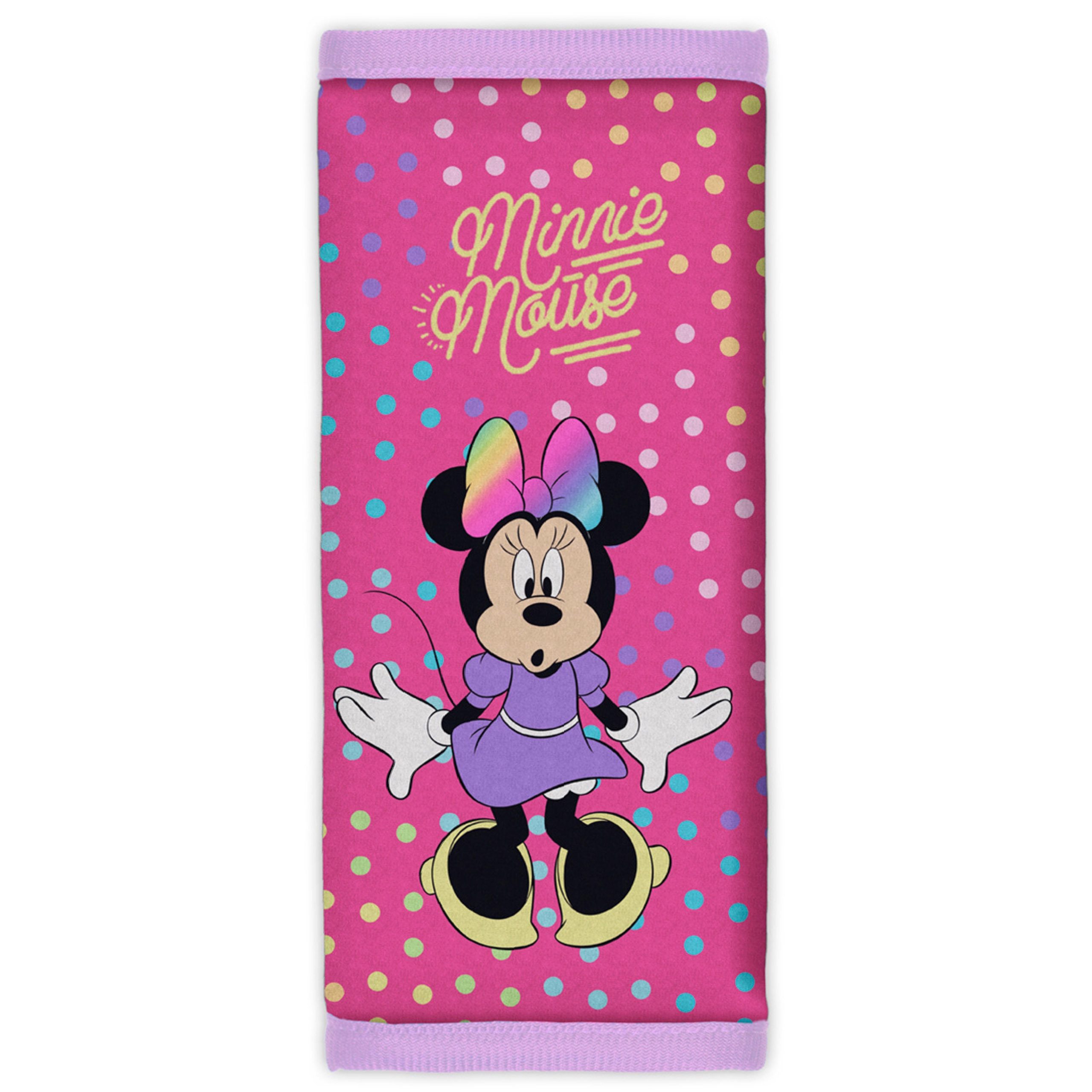 Disney Minnie Mouse Gurtpolster DISNEY Minnie Mouse Autositzgurtpolster mit Klettverschluss