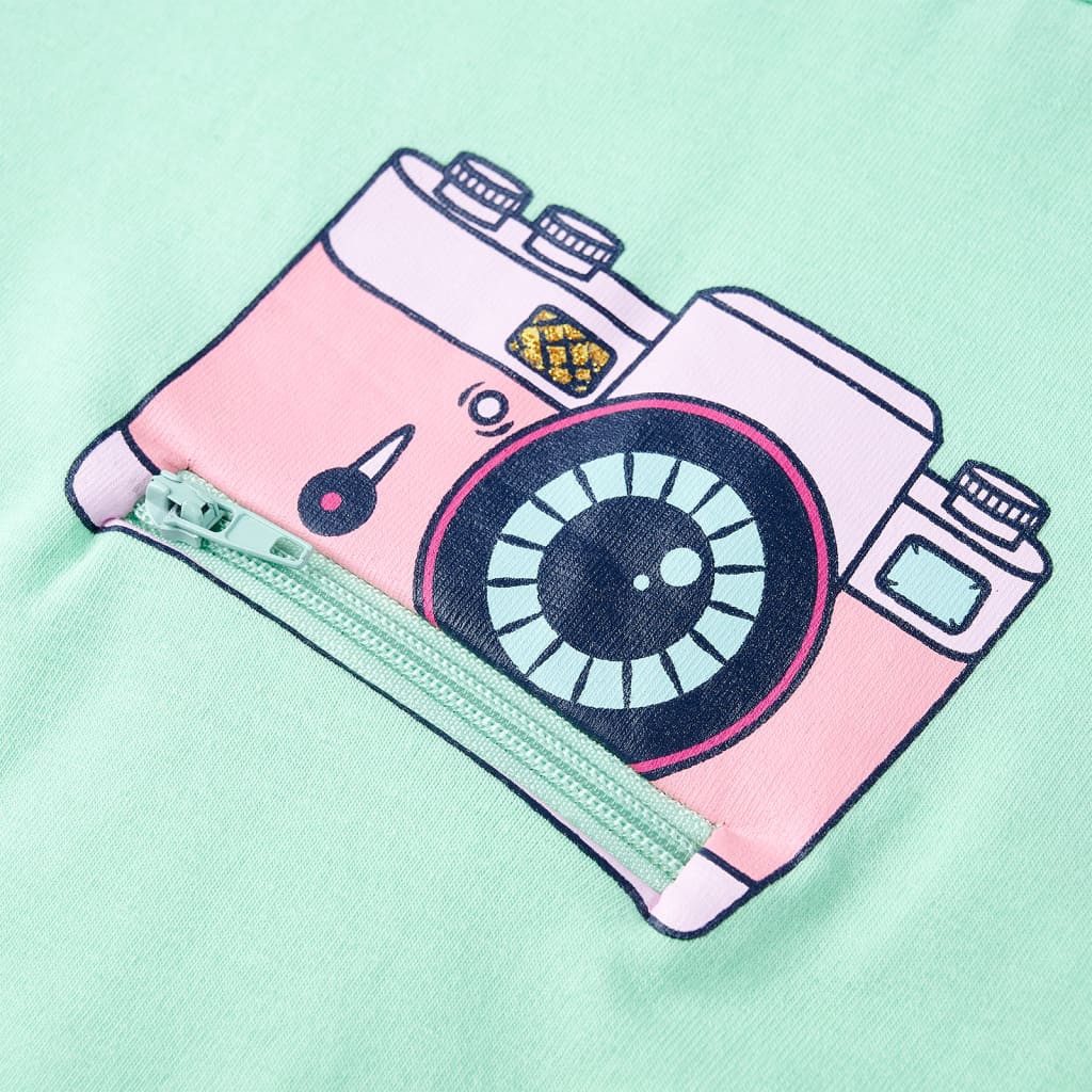 vidaXL T-Shirt Kinder-T-Shirt Knallgrün 116