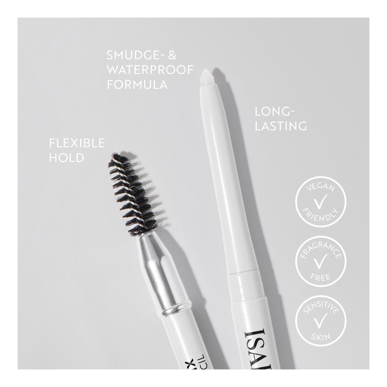 IsaDora Augenbrauen-Gel Brow Fix Wax in Pencil, Alle Hauttypen