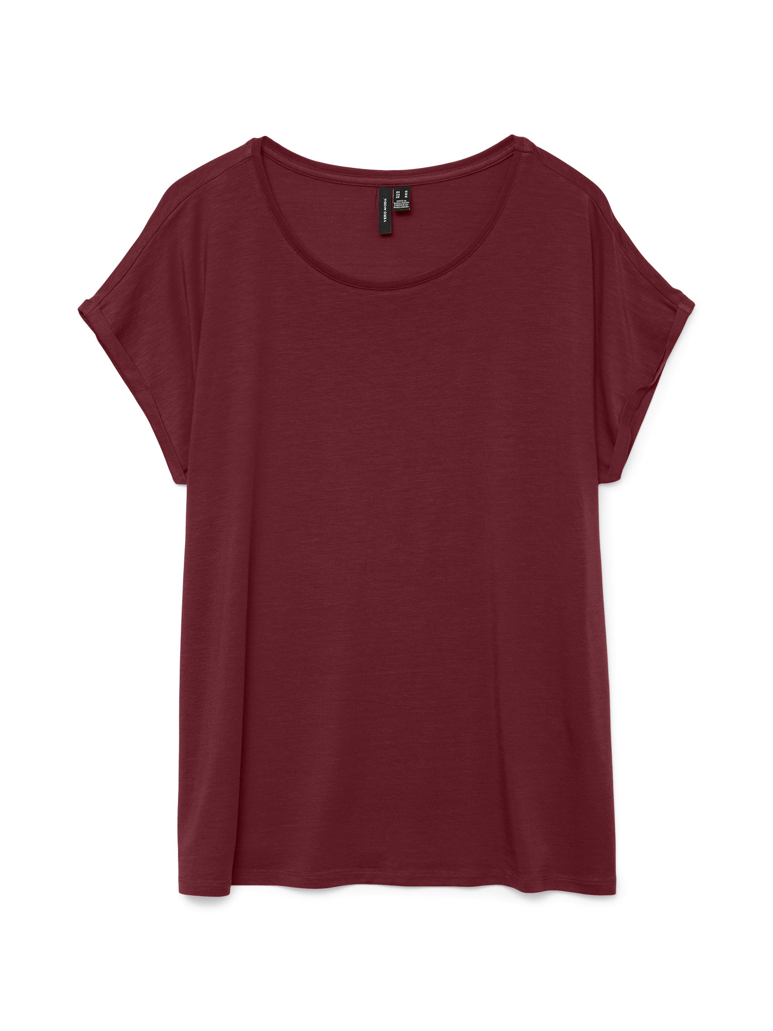Vero Moda Rundhalsshirt VMAVA PLAIN SS günstig online kaufen