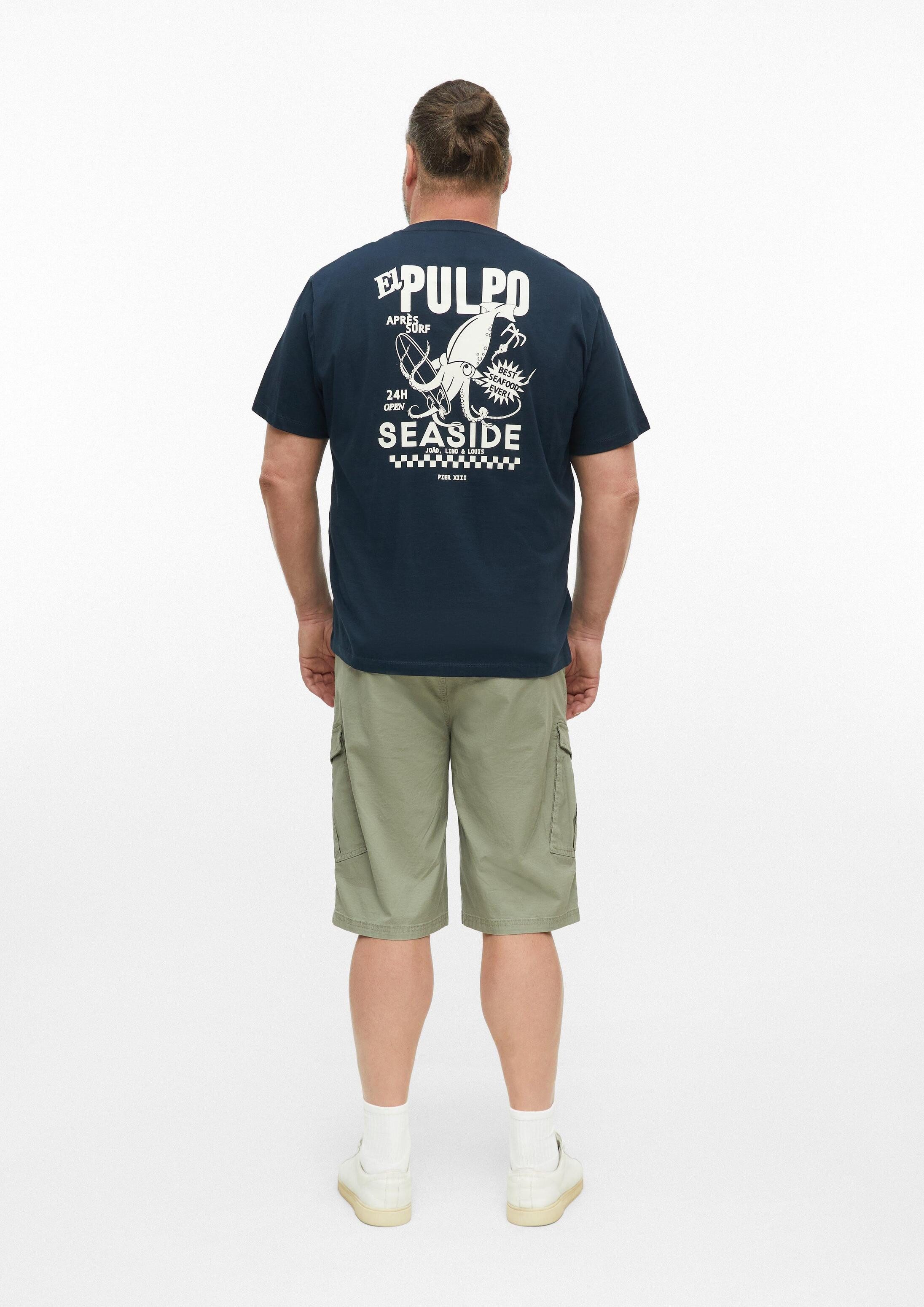 s.Oliver Shorts Bermuda CASBY Strukturierte Bermuda mit Cargo-Taschen
