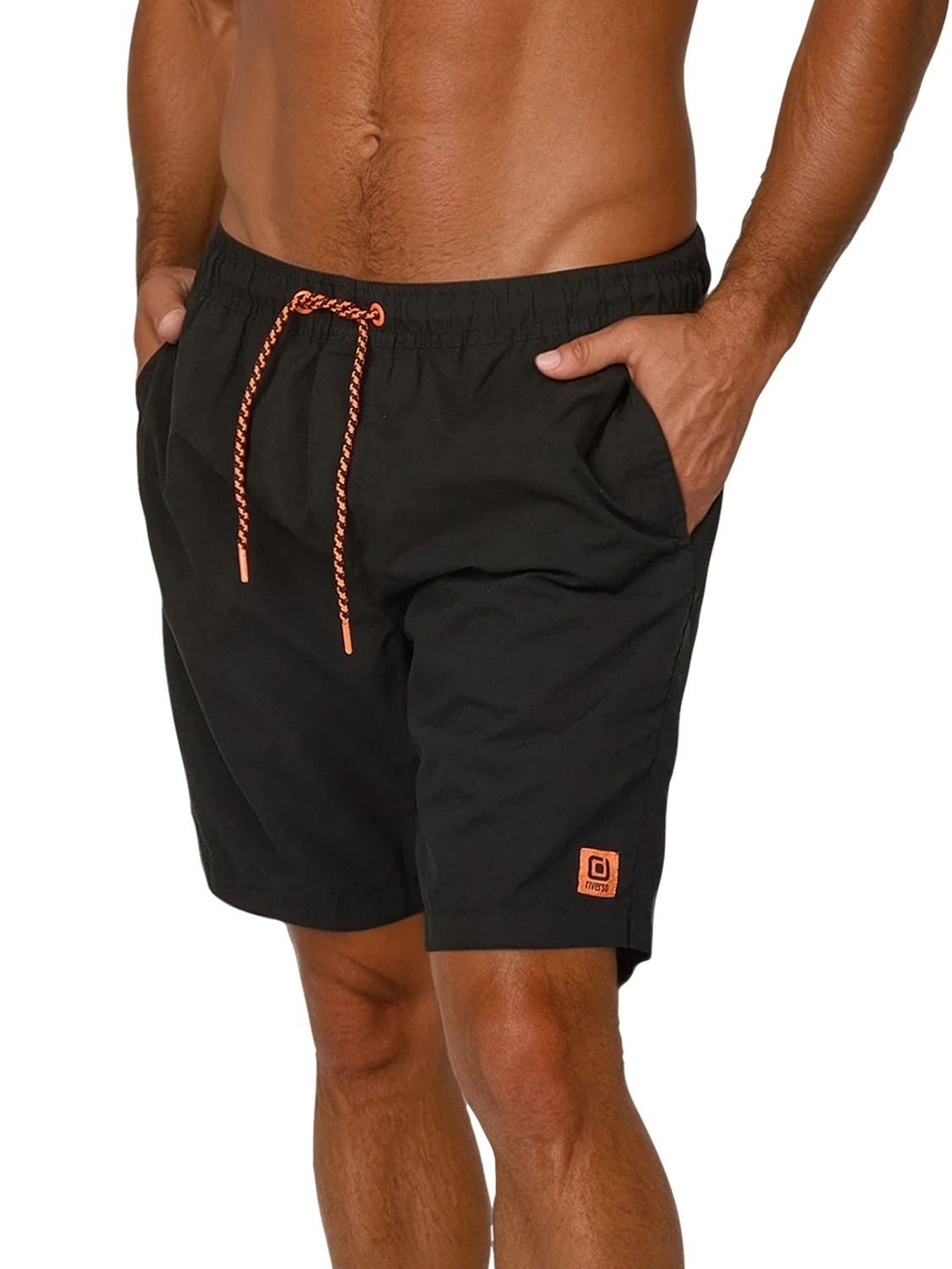 riverso Badeshorts Herren Badehose RIVDavid Regular Fit (1-St) Sportshorts mit Kordelzug